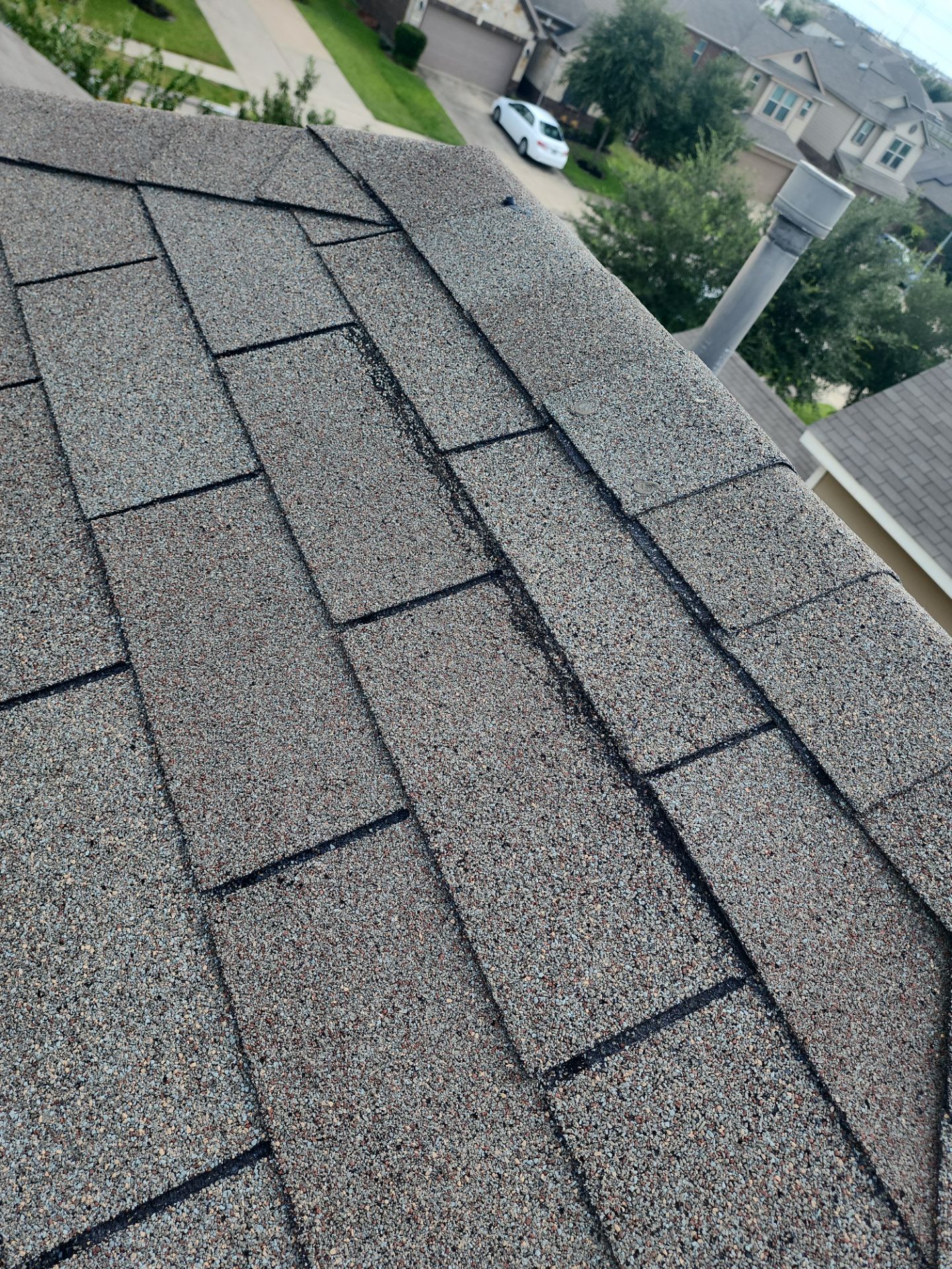 Hail Damage using Owen's Corning Duration (Lifetime) Shingles by Roof Repair Company