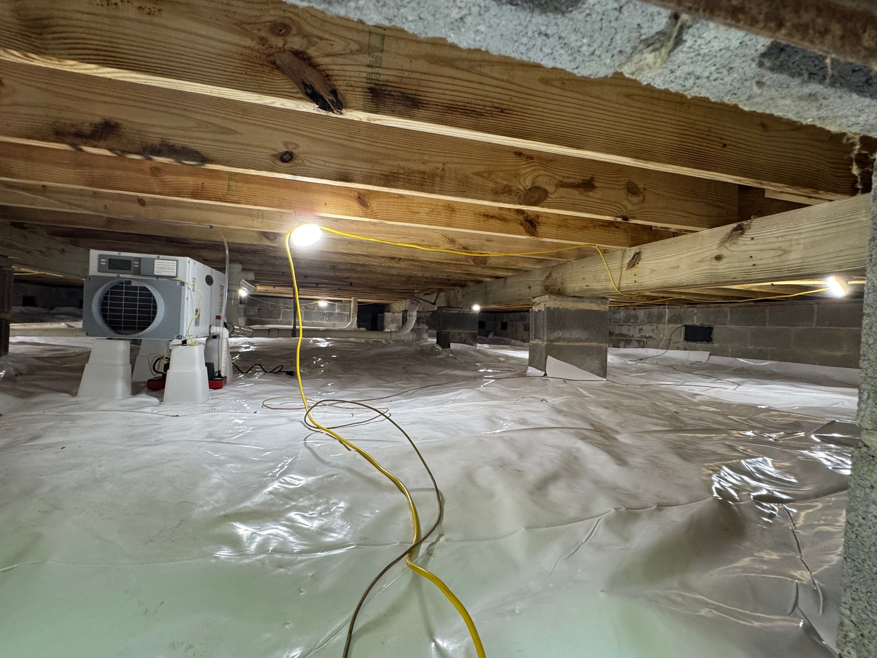 Project in Suffolk by Patriot Crawl Space Repairs