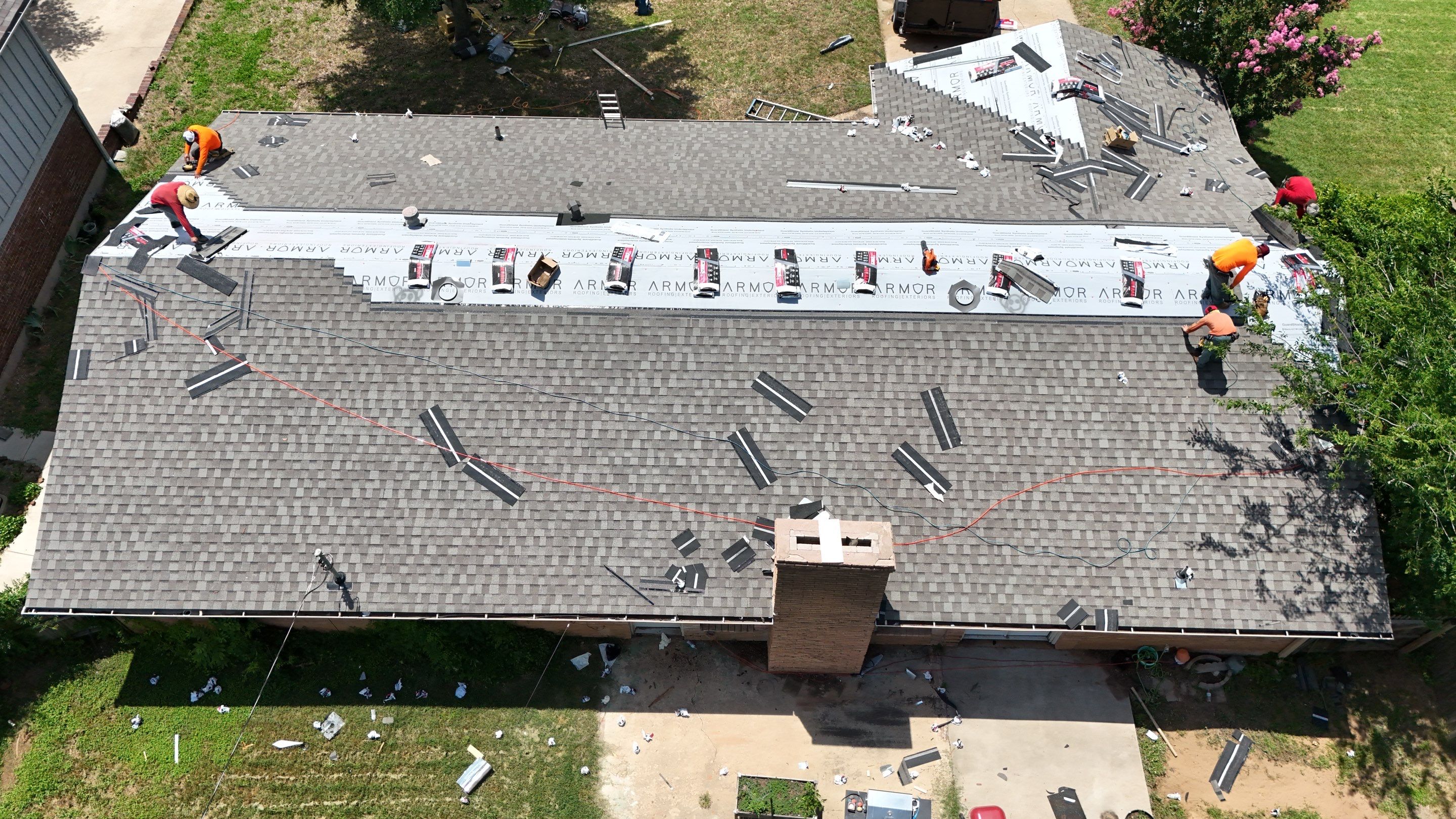 Full Roof Replacement and Decking Repair in Hurst, Texas by Armor Roofing | Exteriors