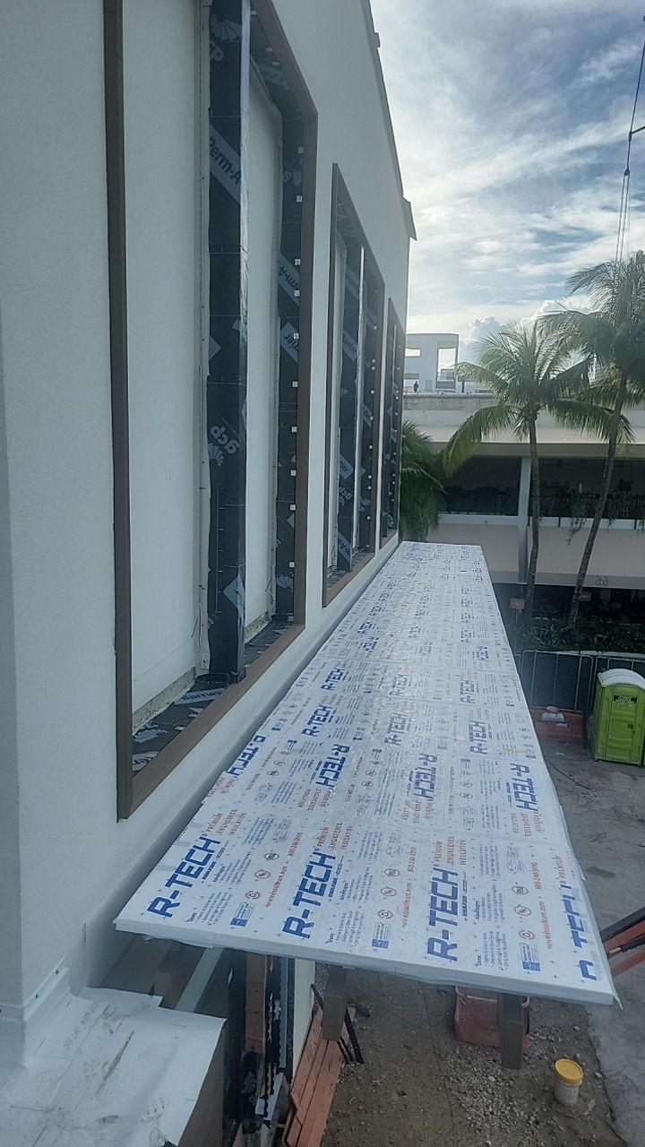 Commercial TPO Roofing Installation for Bal Harbour Porte Cochere by AJF ROOFING INC