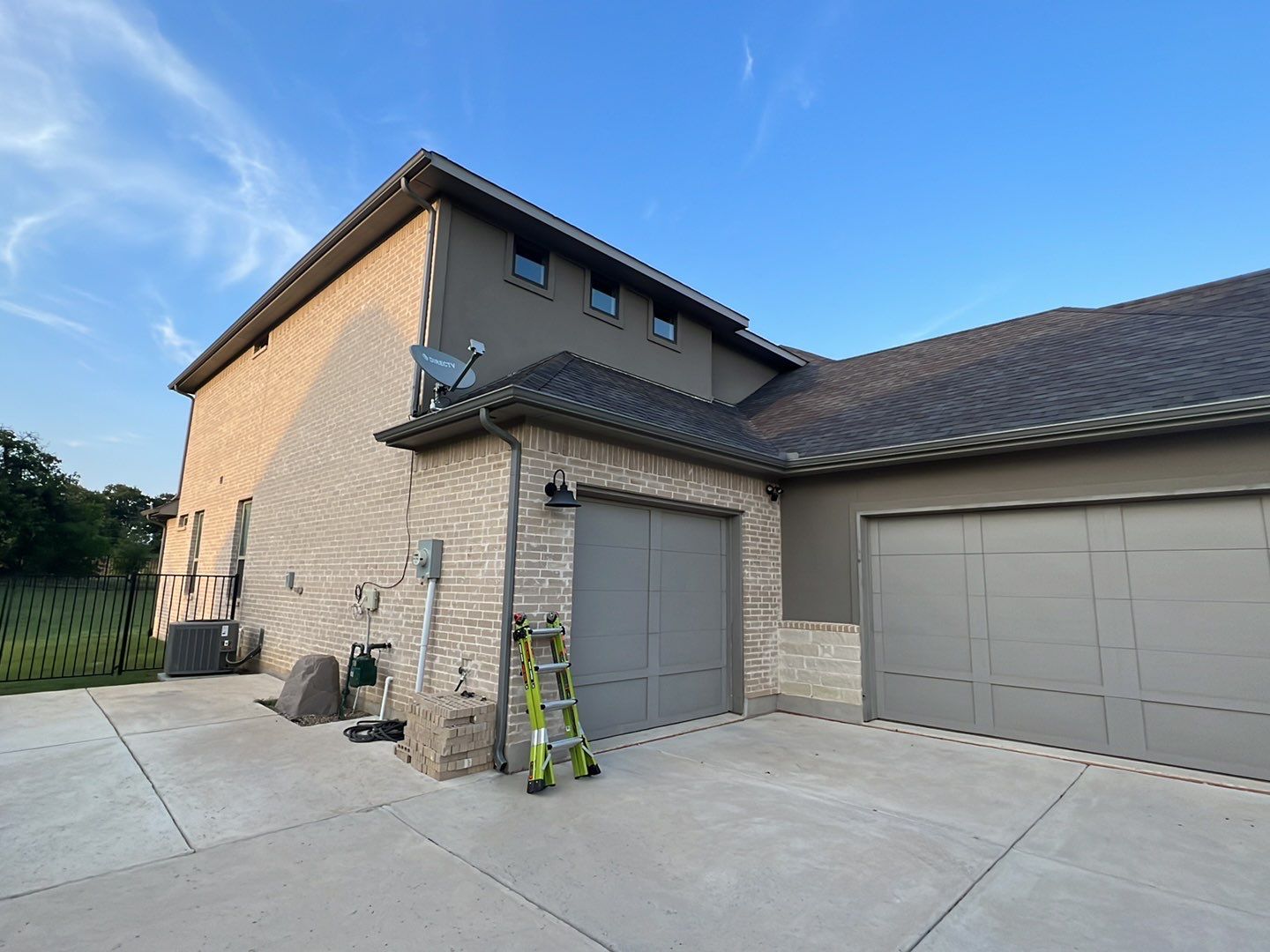 Insurance Claim Roof and Gutters using Certainteed Landmark Weathered Wood by Tex-Line Roofing