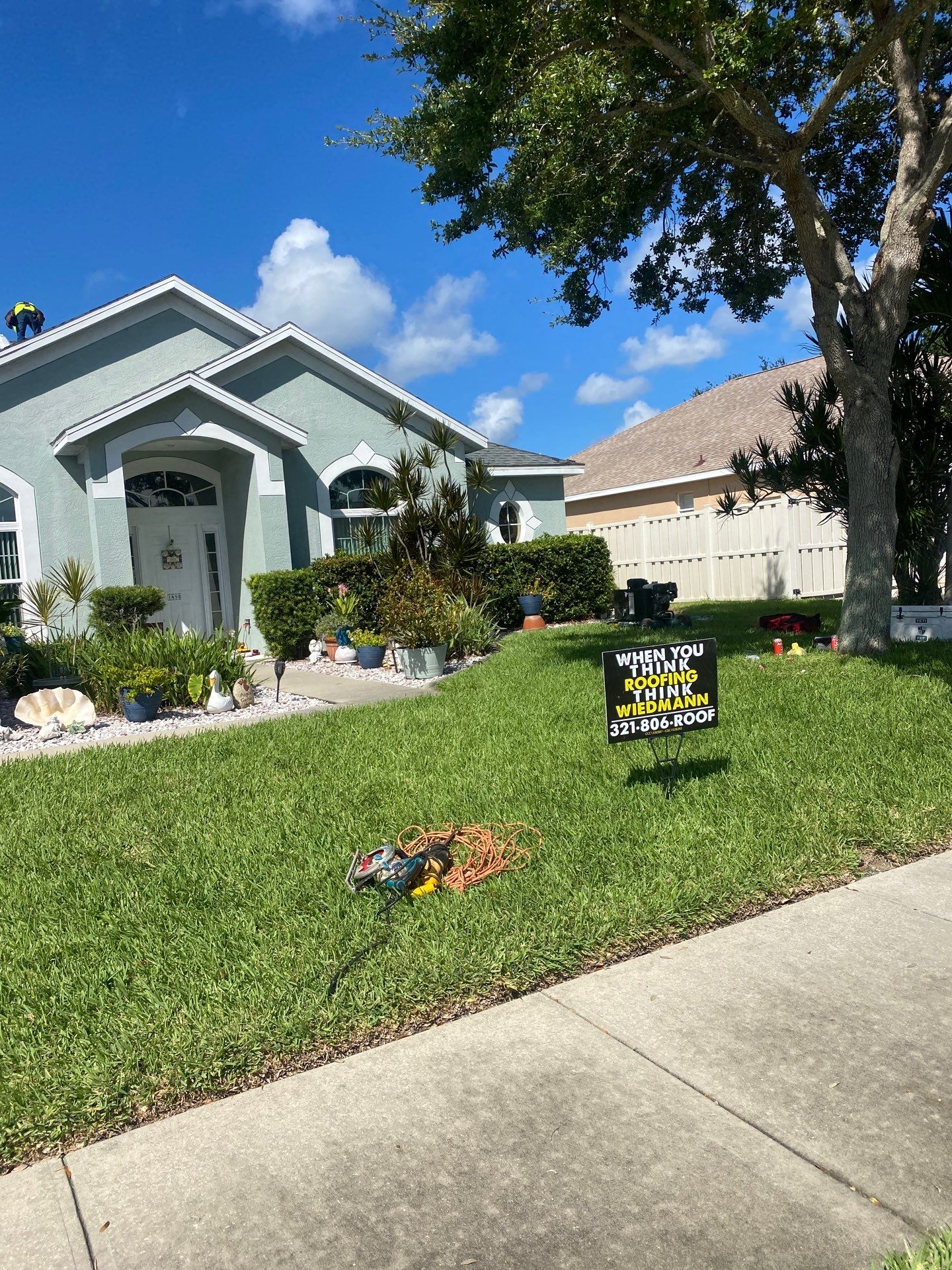 Full Roof Replacement and Decking Repair in Merritt Island by Wiedmann Construction & Roofing