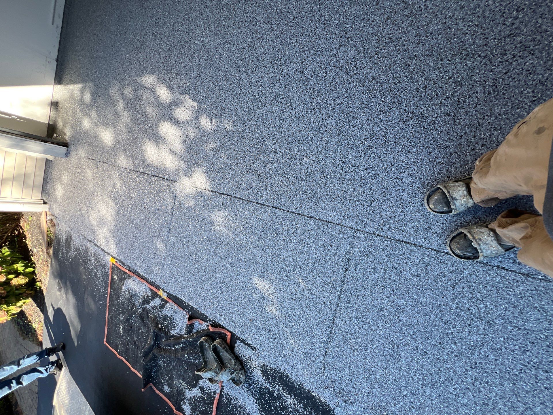 VIntage Silverado Garage Coating by NG Masonry & Construction LLC