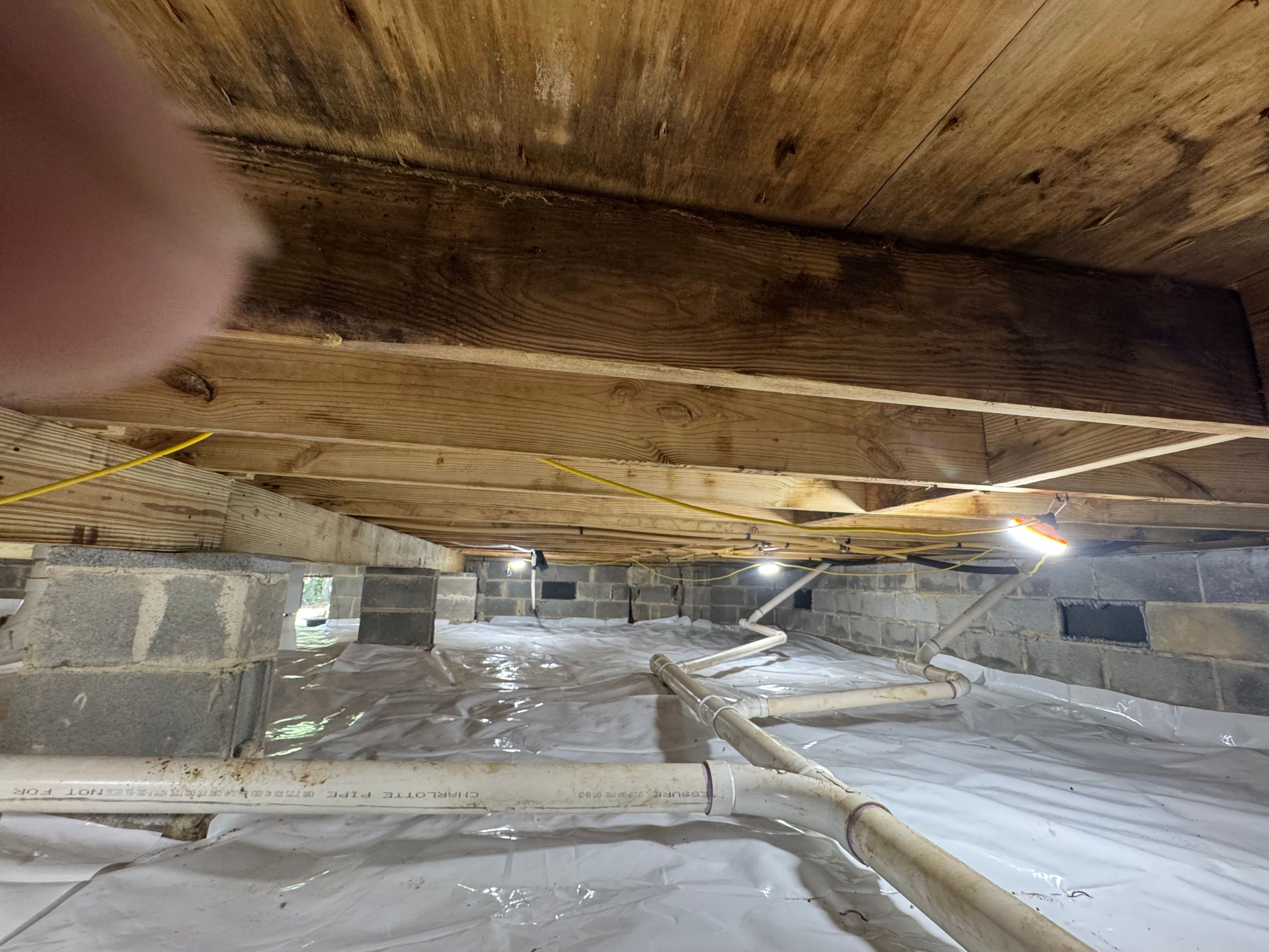 Project in Suffolk by Patriot Crawl Space Repairs