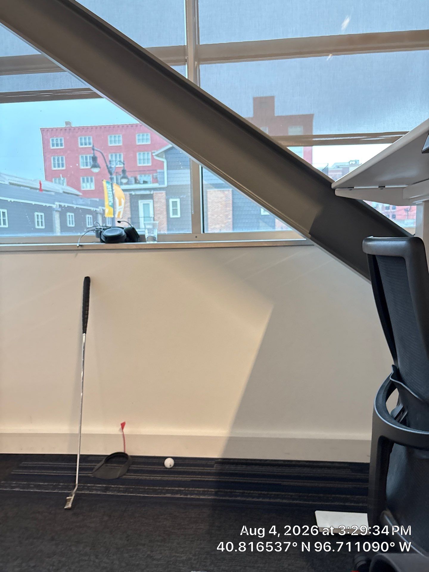 Commercial Office Interior Renovation with Acoustic Ceiling Baffles by CompanyCam Sales Demo