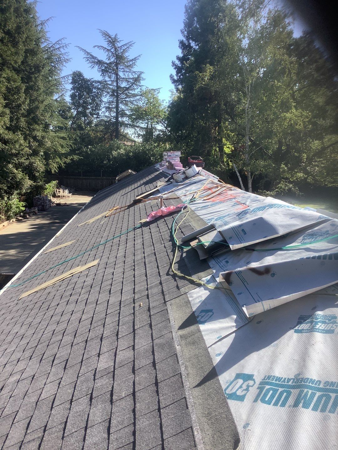 Residential Roofing Installation using Owens Corning Roofing Shingles by Byers Enterprises 
