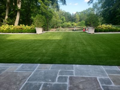 Premium Artificial Turf Lawn Installation