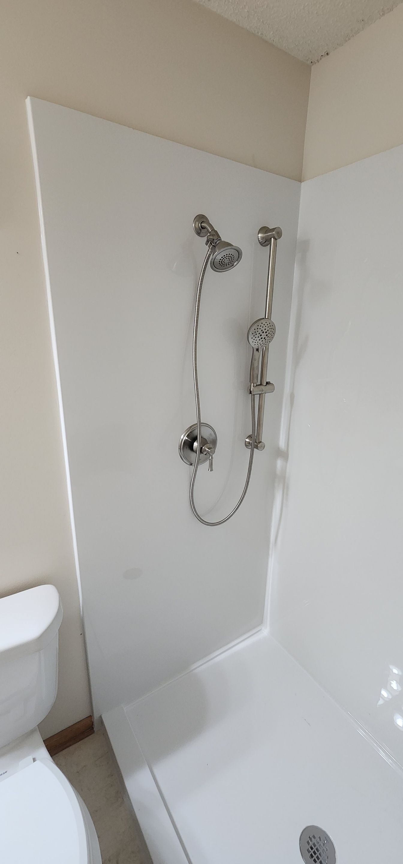 Simple and effective tub-to-shower by The Shower Company