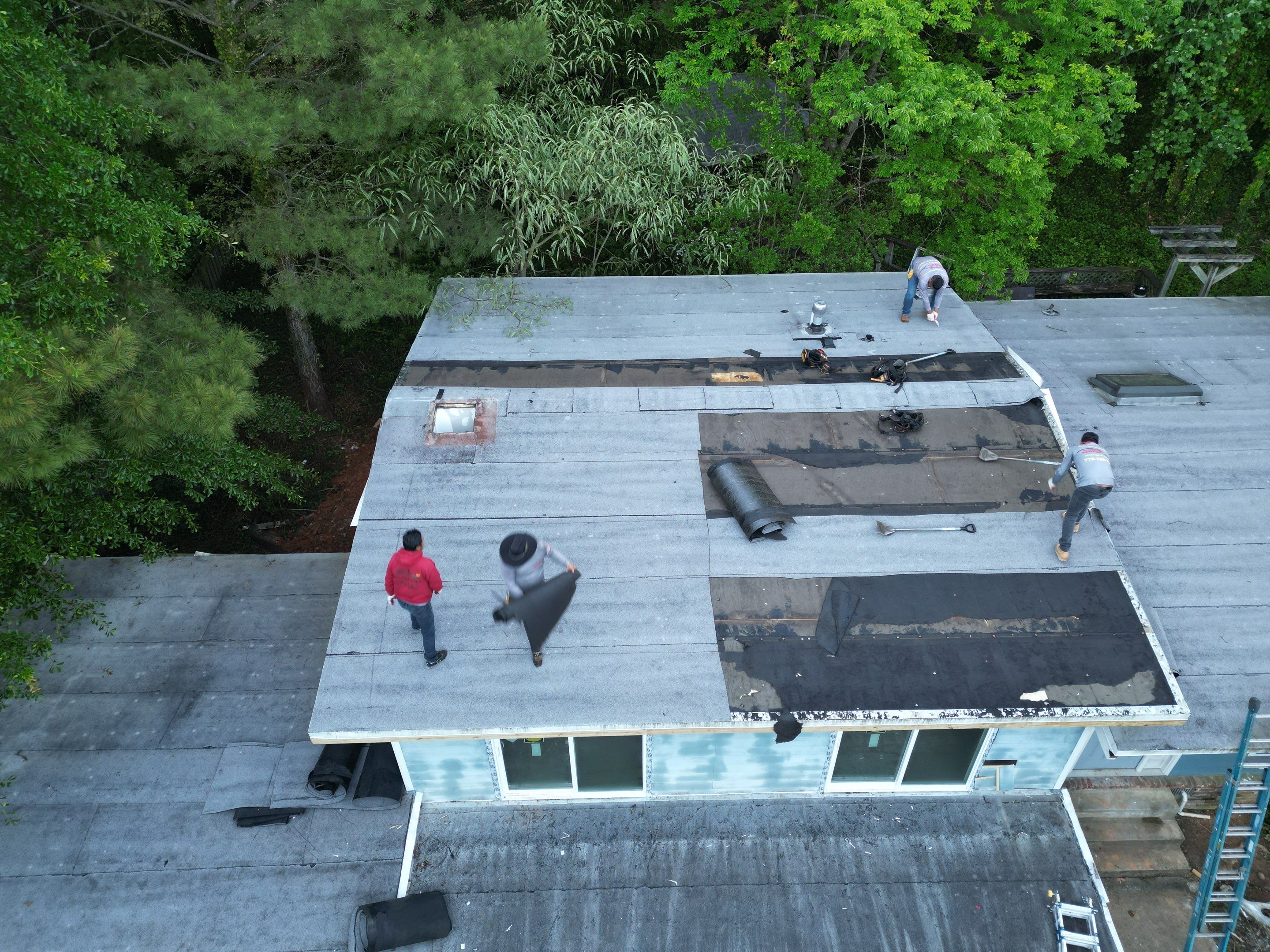 Roof replacement by Deerfield Roofing LLC