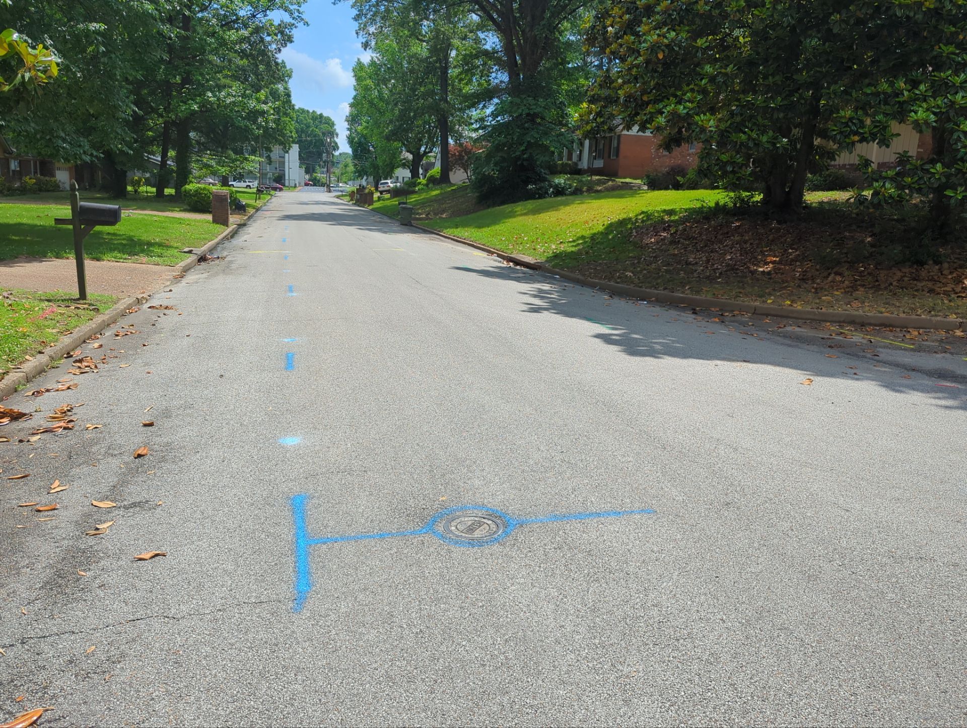 Utility R.O.W Locate for Survey and Design project by Alsip Locating Service, LLC