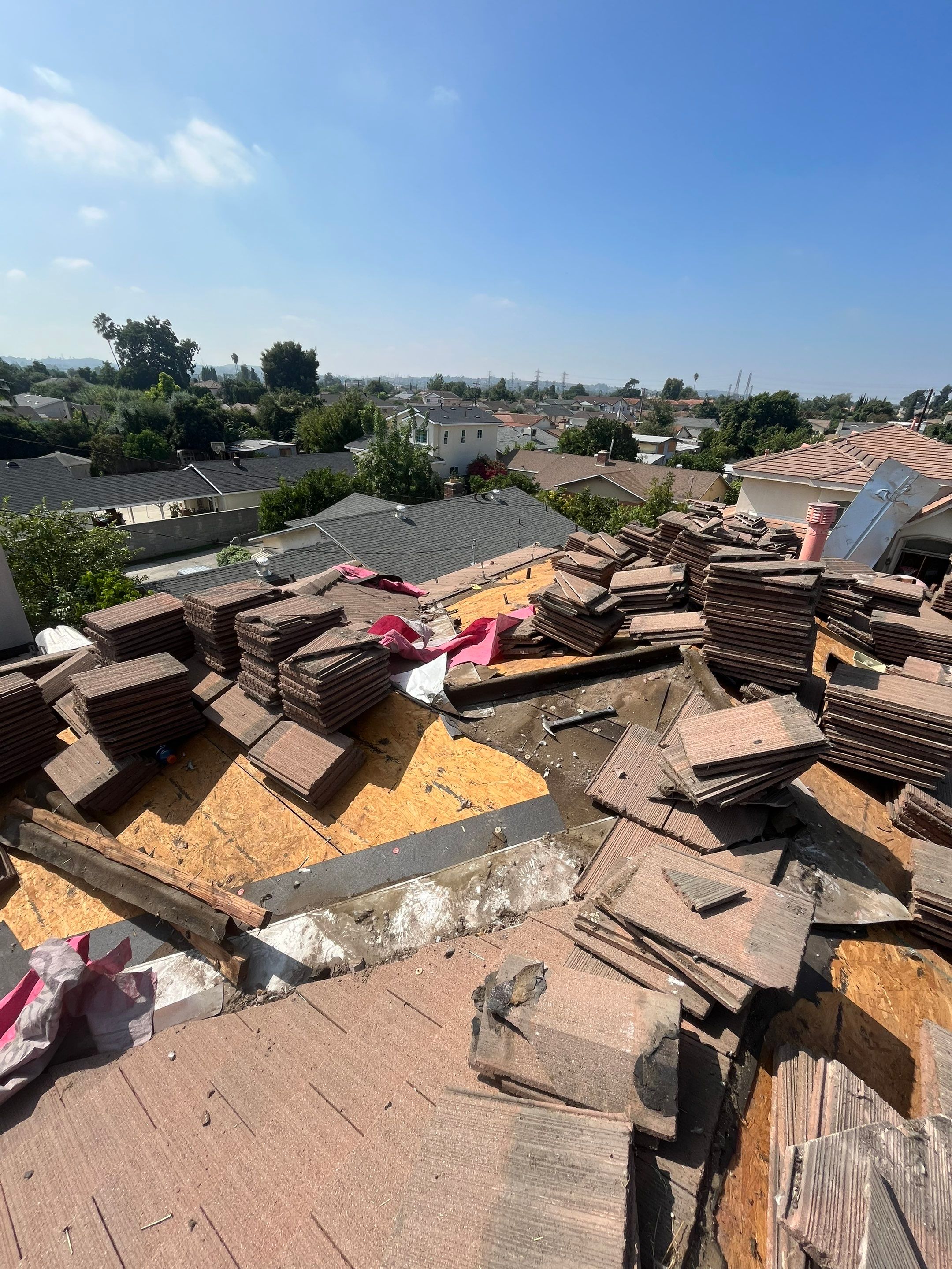 Tile Roof Reset Project - Rosemead CA 91770 by Epic Roof Replacement