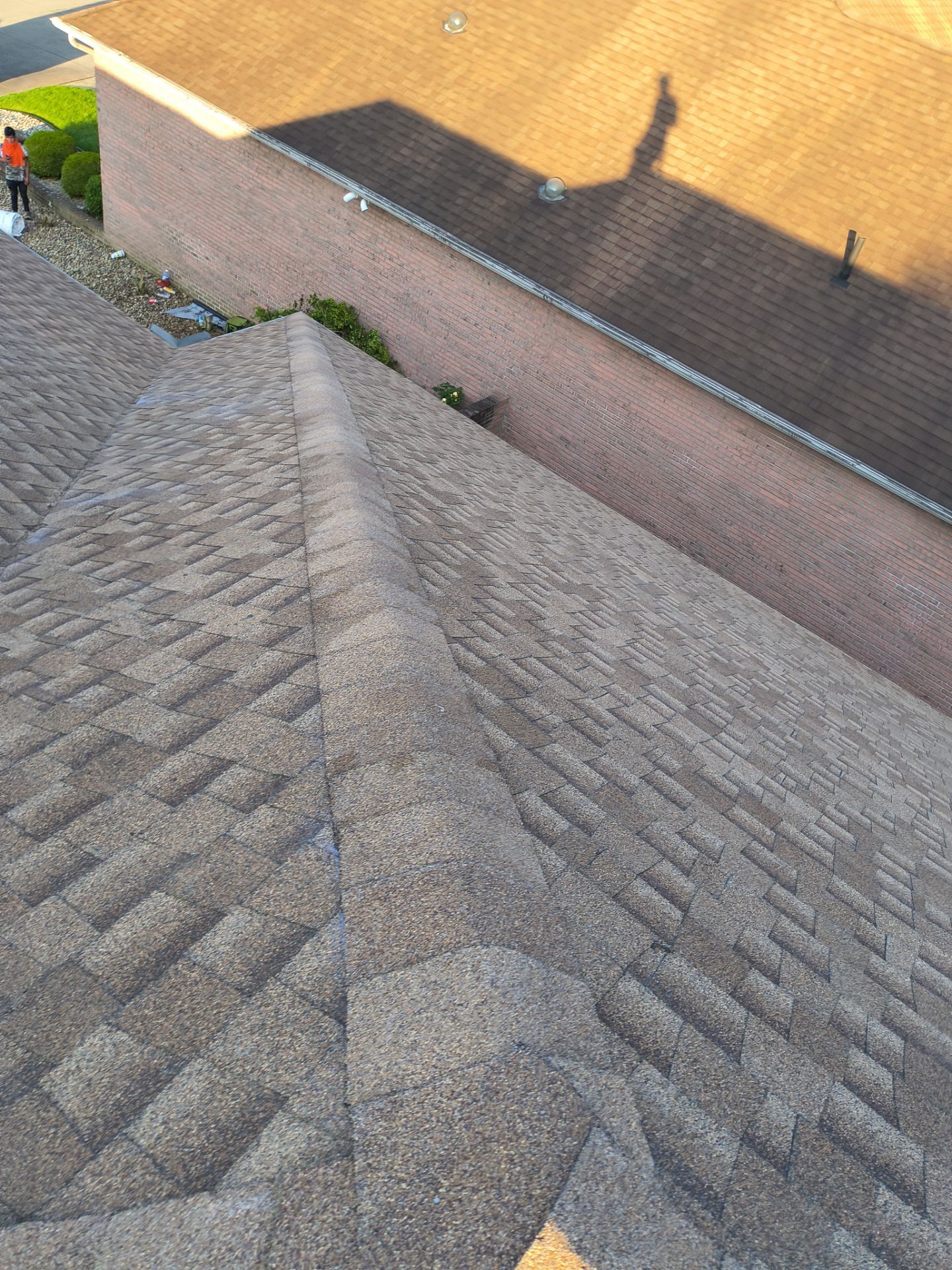 Residential Roofing Installation using GAF Timberline HDZ Shakewood by Rainstoppers Roofing