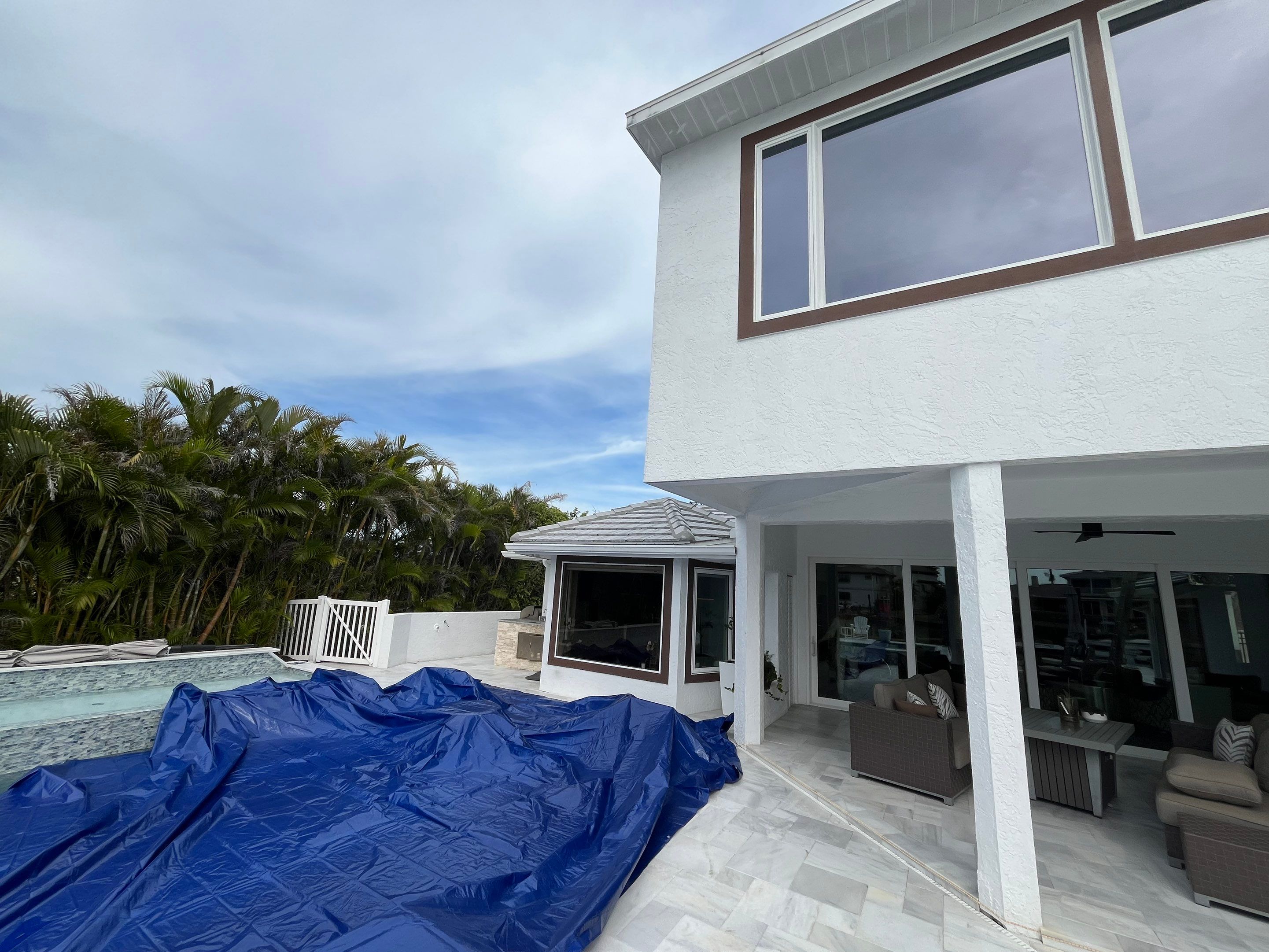 Repainting and Upgrading Gutters in Sarasota FL by Gutter Professors