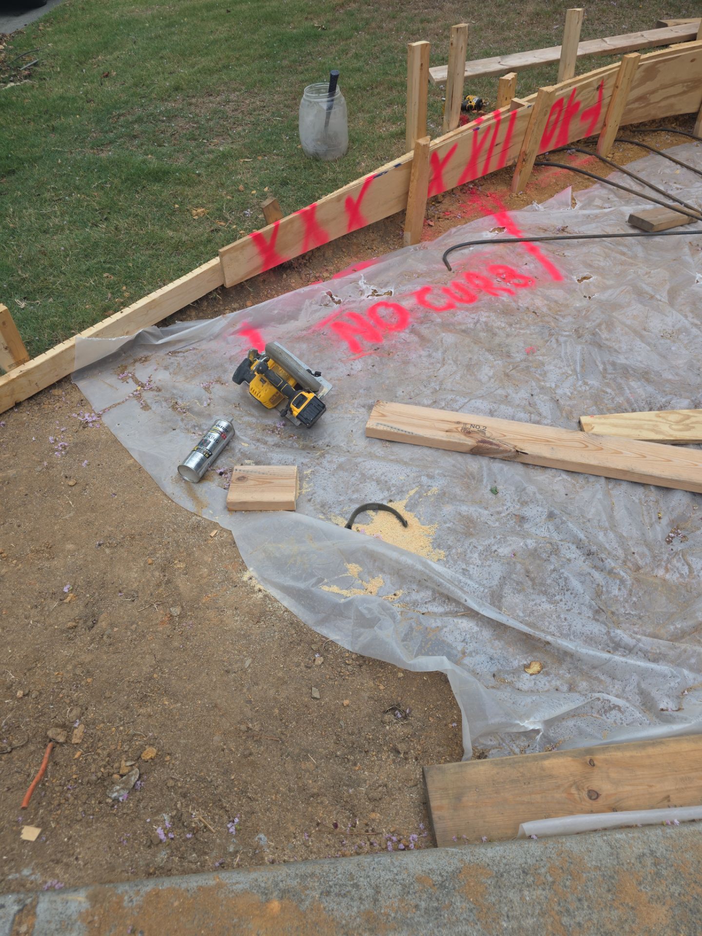 Concrete Driveway Expansion & Retaining Wall | Apex, NC by Elite Remodeling and Design LLC