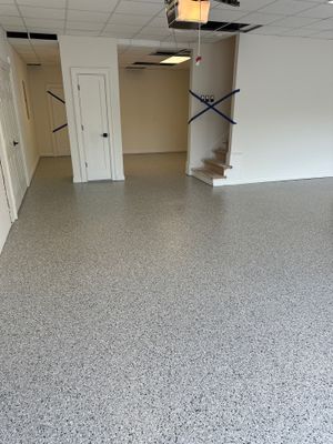 Garage Floor Coating using Cabin Fever