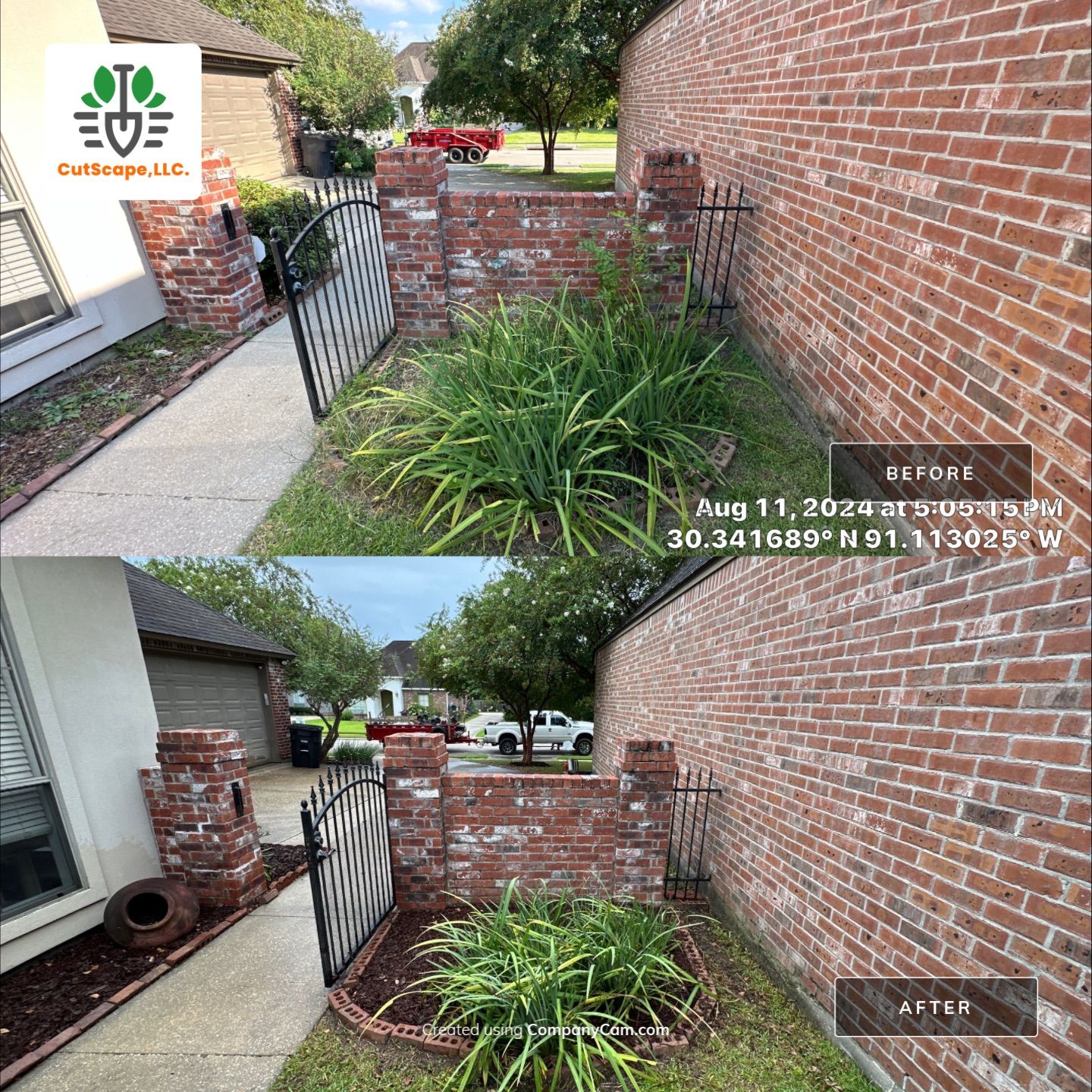 DEMO / PREP / INSTALL / TRIM / MULCH INSTALL by CutScape, LLC.