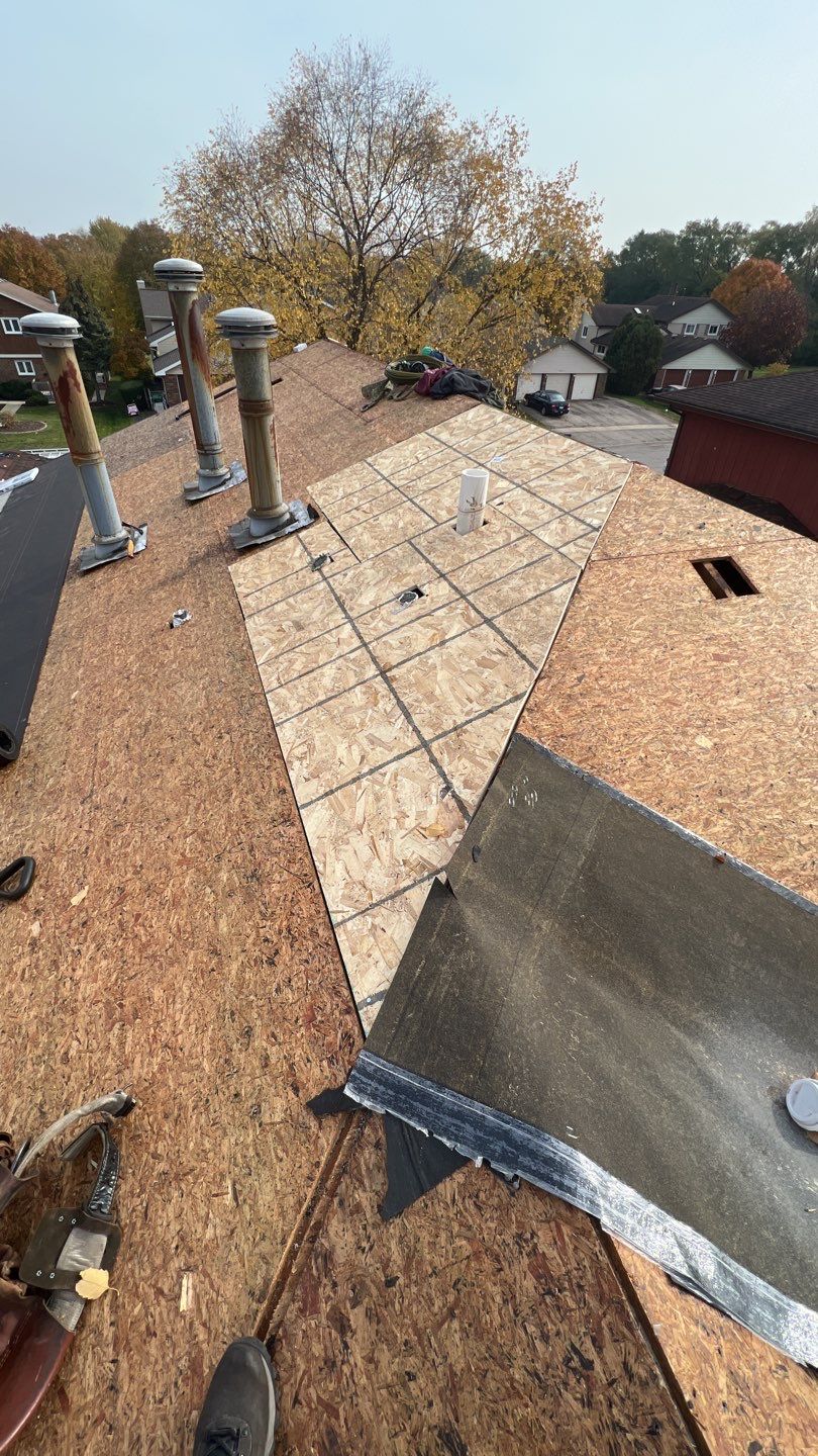 Multi-family unit roof replacement by Pro Home Services Inc