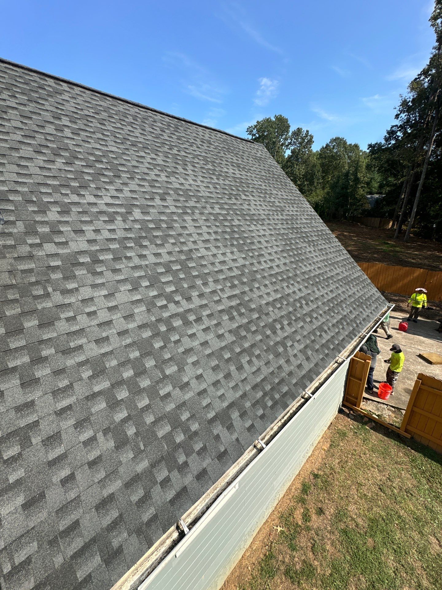 🏡 Brick Home Transformation with Pewter Gray by Georgia Roof Advisors