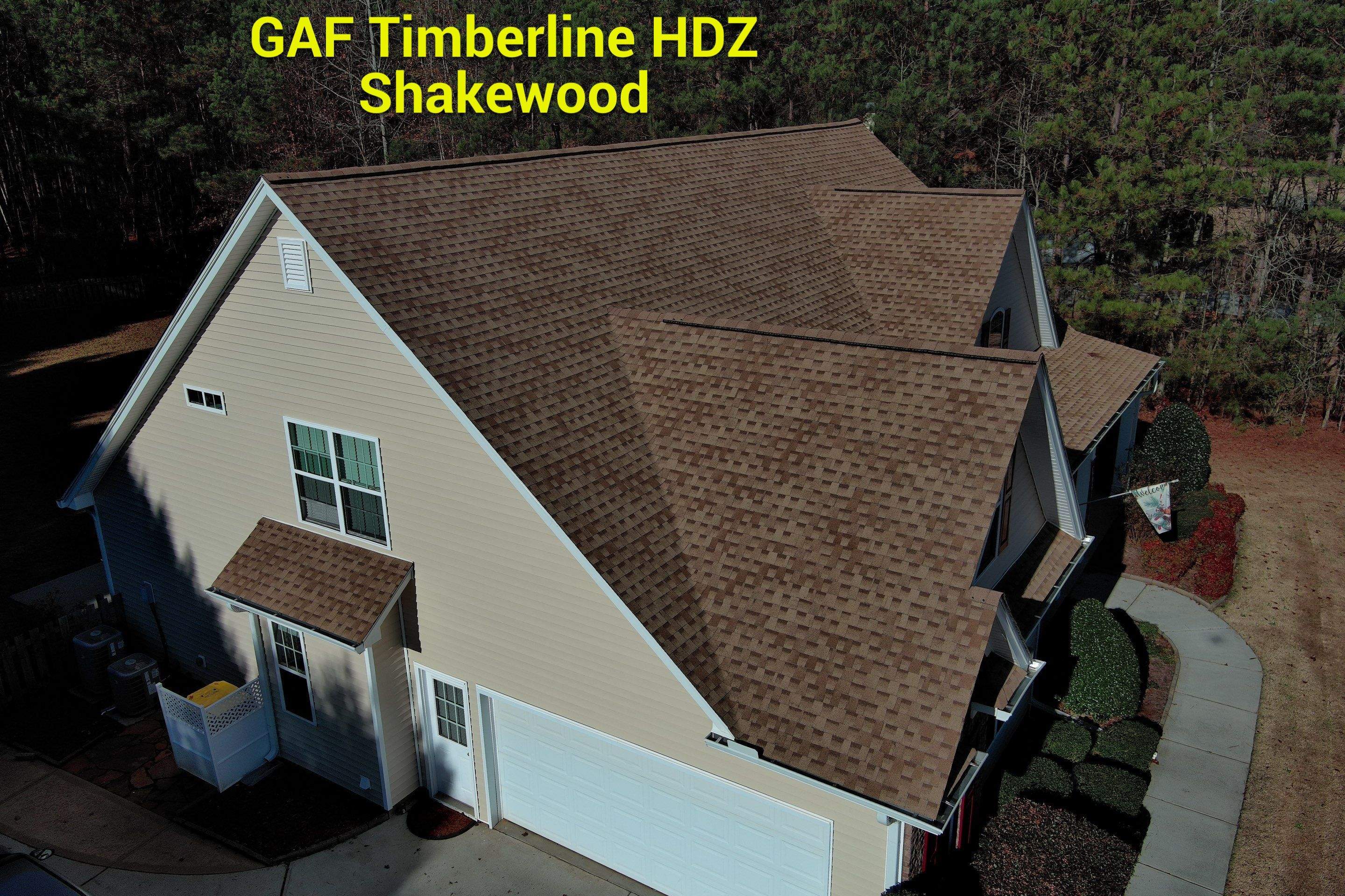 New roof installation and shingle colors by Rhino Restoration