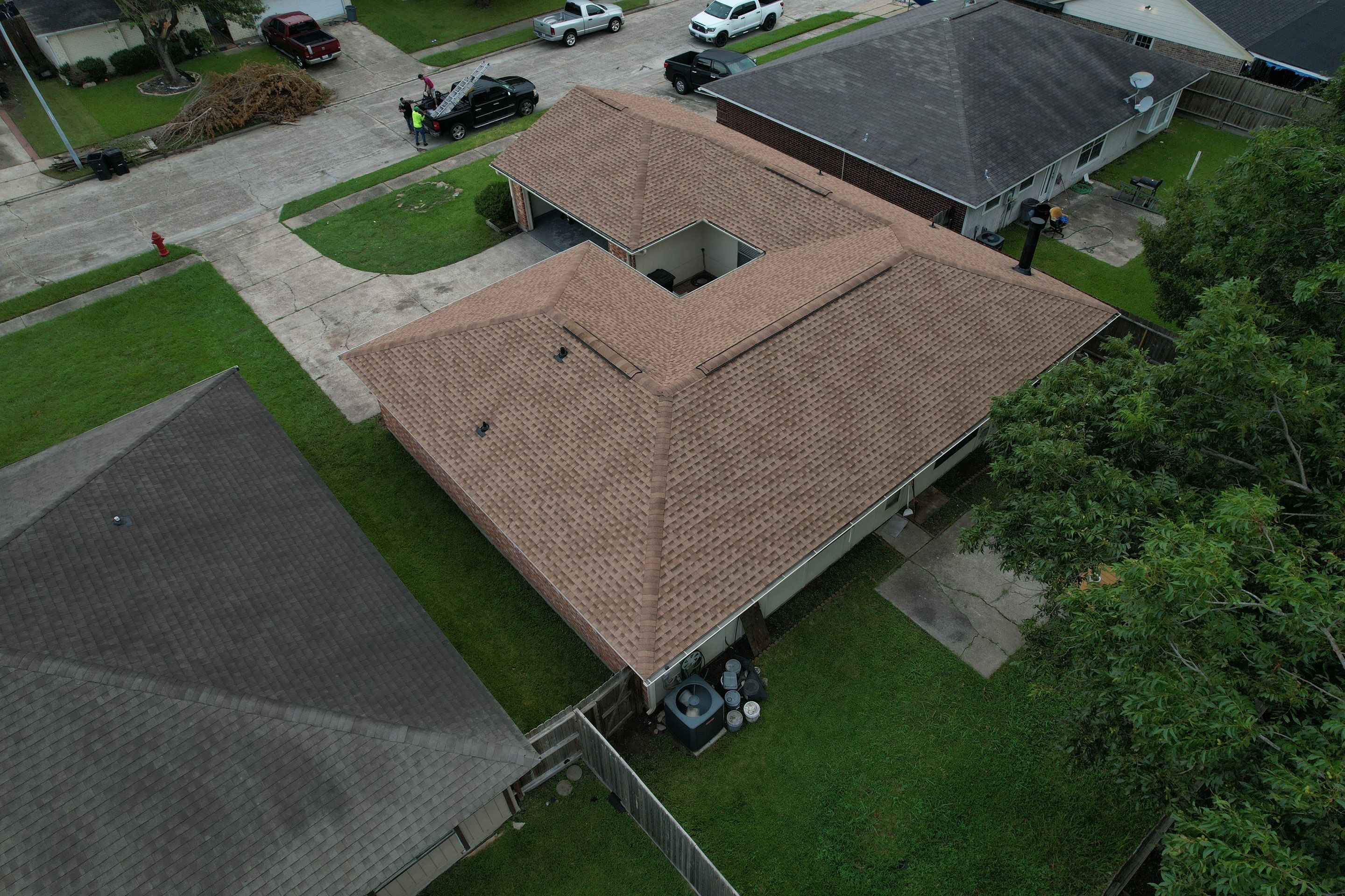 Residential Roofing Installation using GAF Timberline HDZ by Vlex Roofing