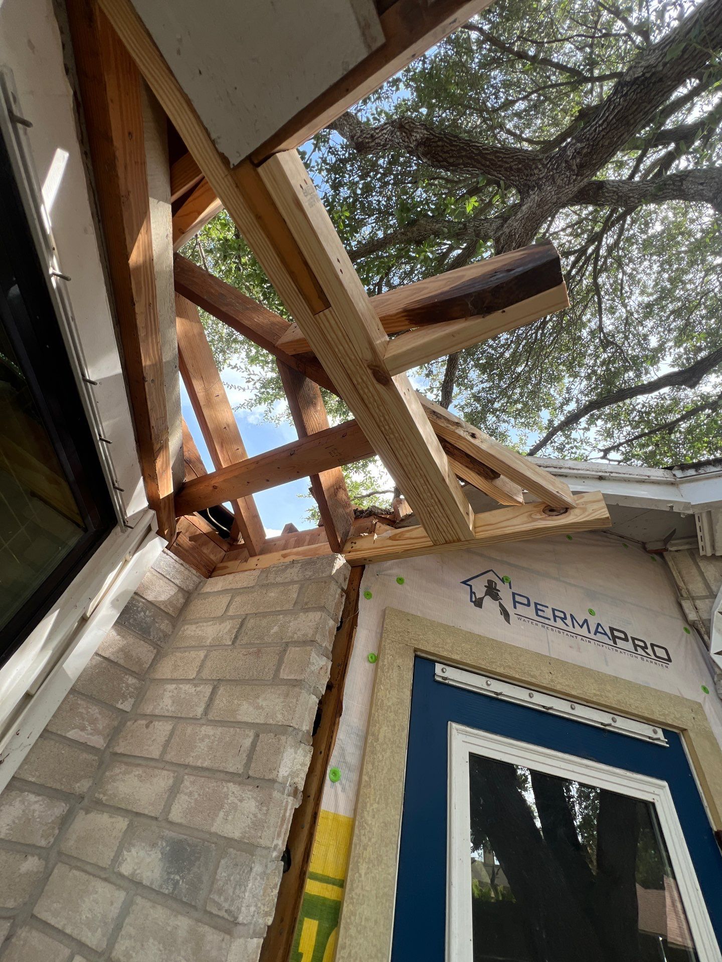 Rotting away under the Oaks by Bayfront Roofing and Construction