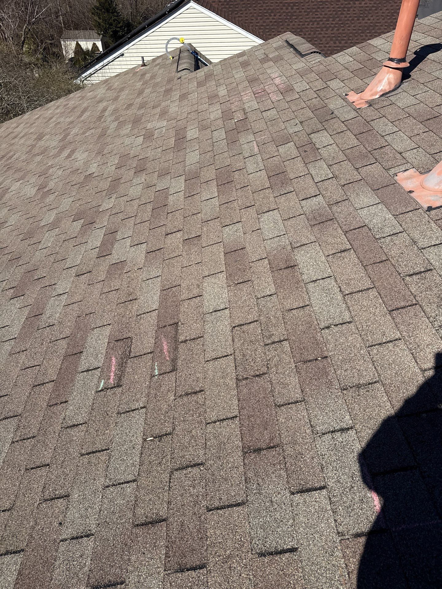 Roof and gutter replacement by hail and wind damage by Just Brilliant Restoration JBR