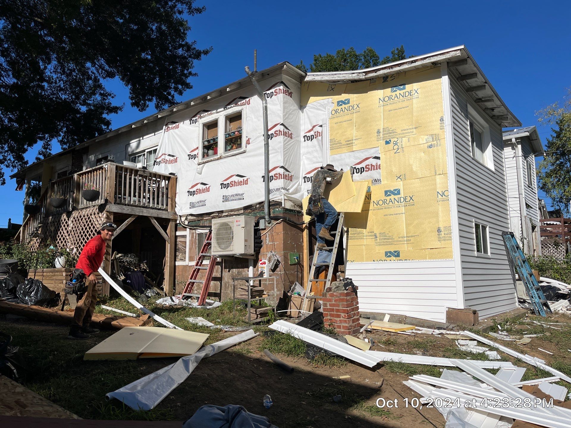 Siding Installation using Provia Siding by Fahey Roofing + Contracting
