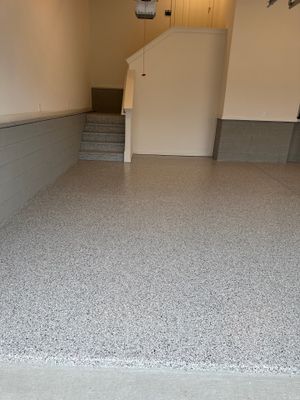 Garage Floor Coating using Coyote