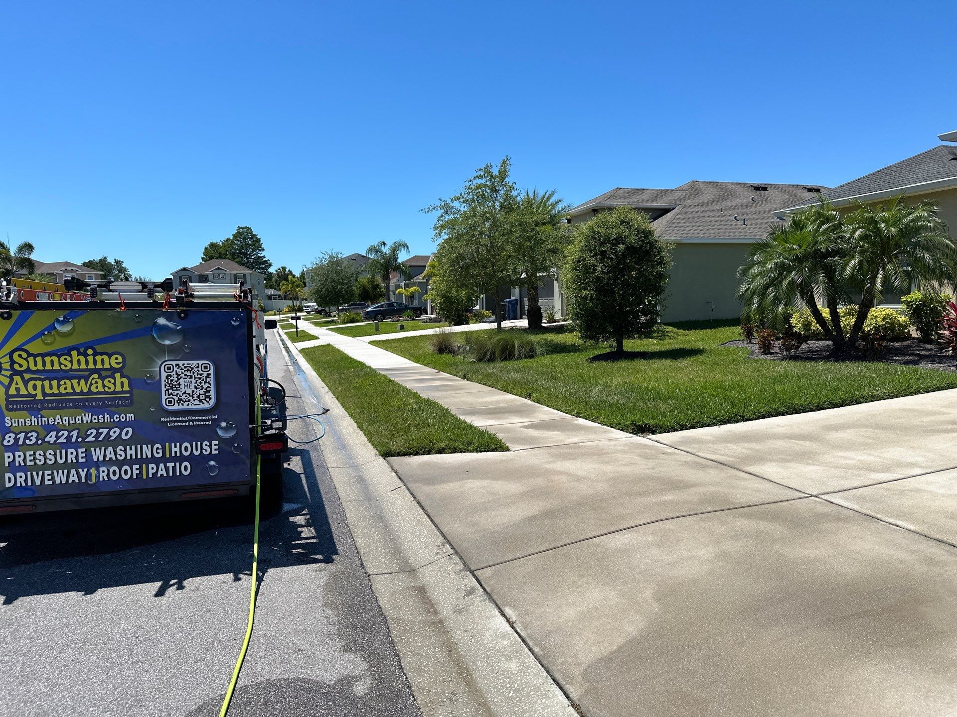 🏡 Full Exterior Cleaning – Old Mill Preserve, Palmetto, FL by Sunshine AquaWash