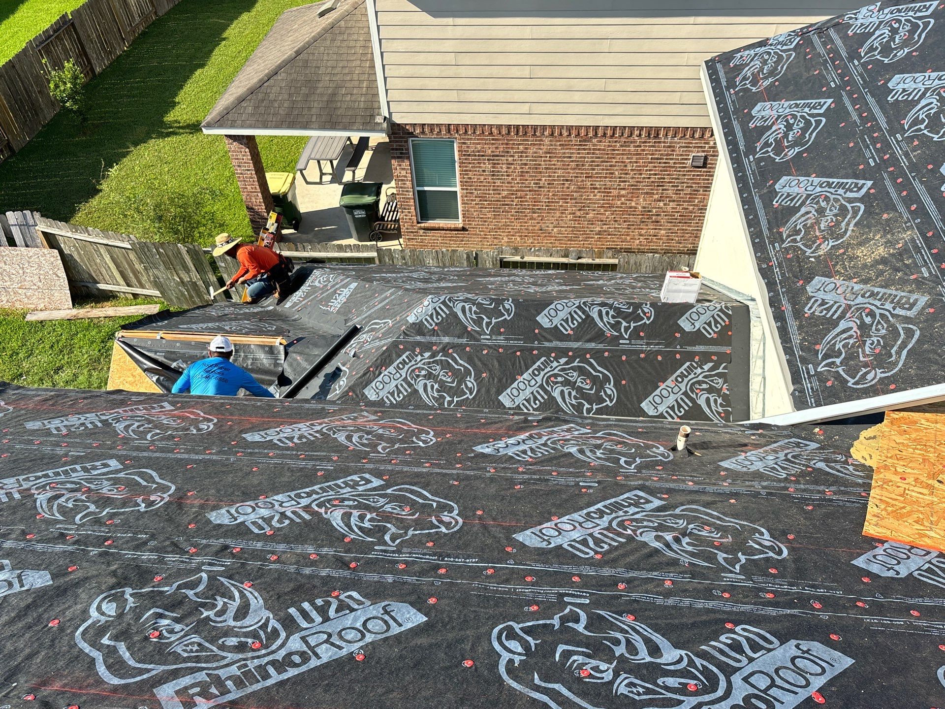 Residential Roofing Installation using Owen's Corning Duration (Lifetime) Shingles by Roof Repair Company
