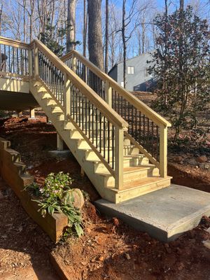 Wood Deck Rebuild in Roswell, GA