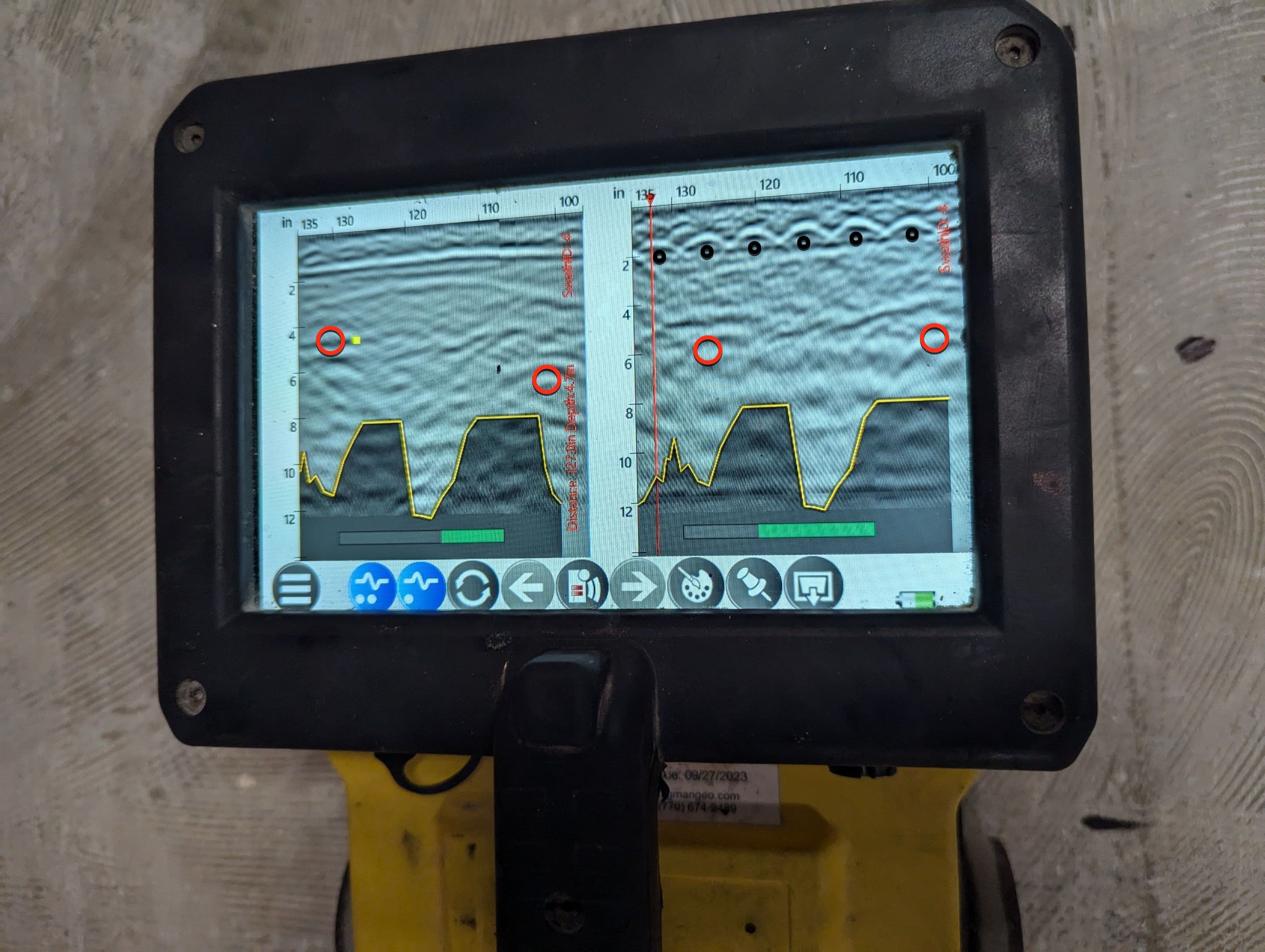 Slab Scan for Electrical Ducts by Alsip Locating Service, LLC