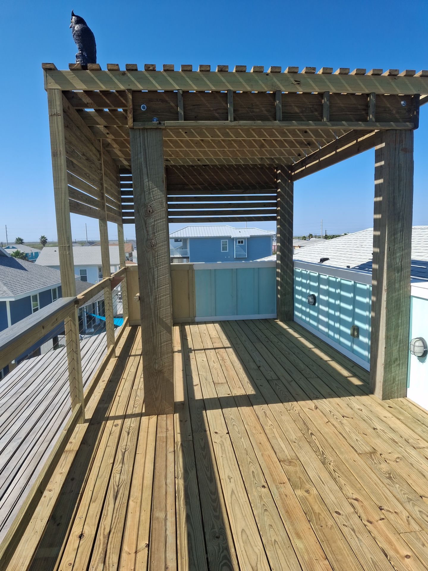 Roof Top Clubhouse on the Beach by Bayfront Roofing and Construction