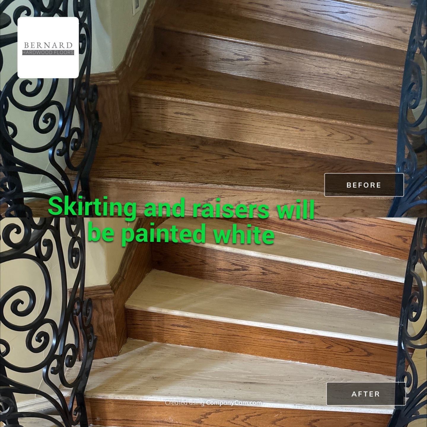 Bleached 5 inch Red Oak #2 by Bernard Hardwood Floors