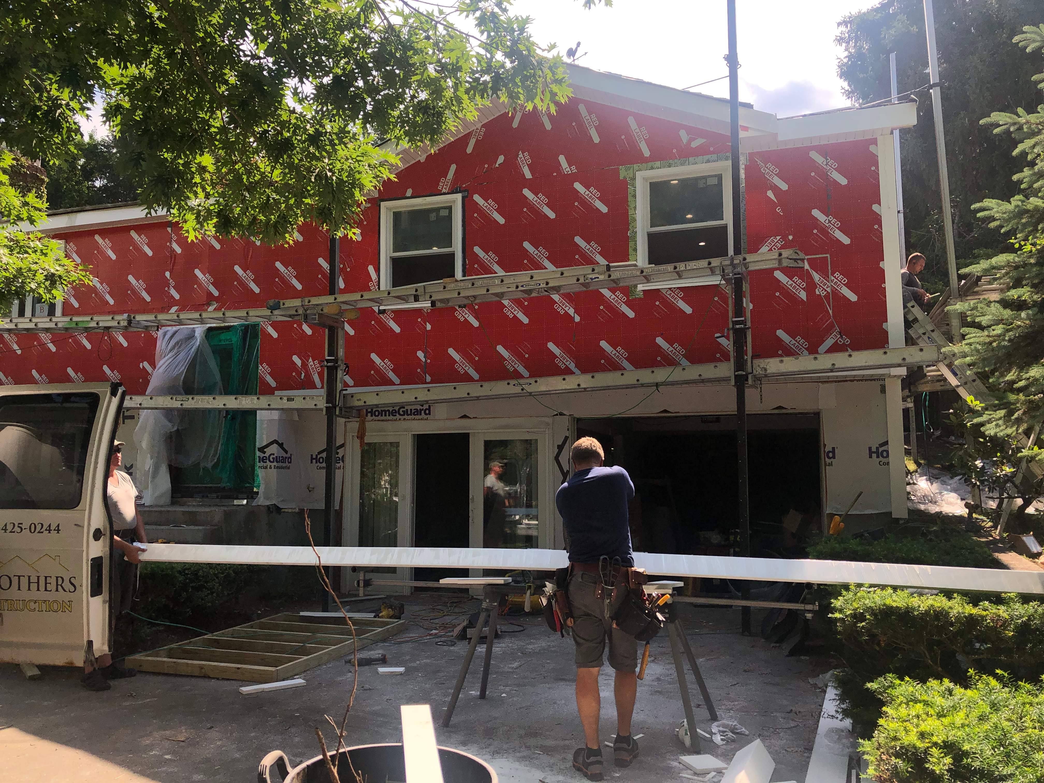 Siding Installation using James Hardie by UBrothers Construction