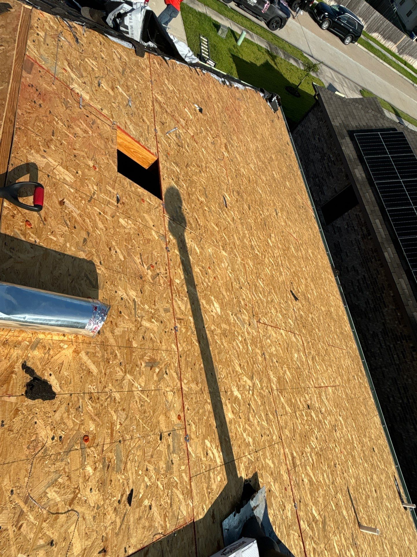 Residential Roofing Installation using Owen's Corning Duration (Lifetime) Shingles by Roof Repair Company