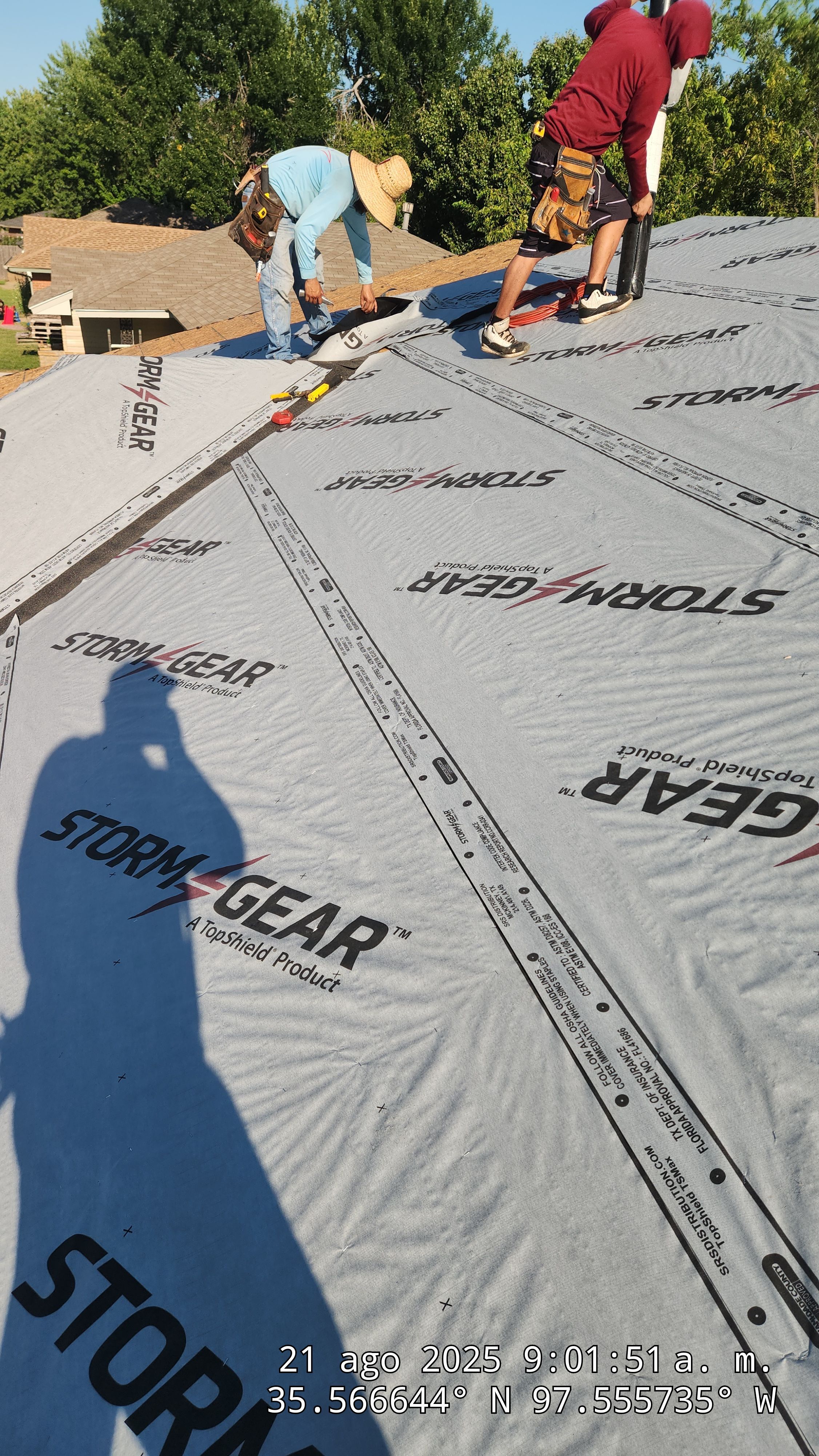 Residential Roofing Installation using GAF by Castillo Roofing