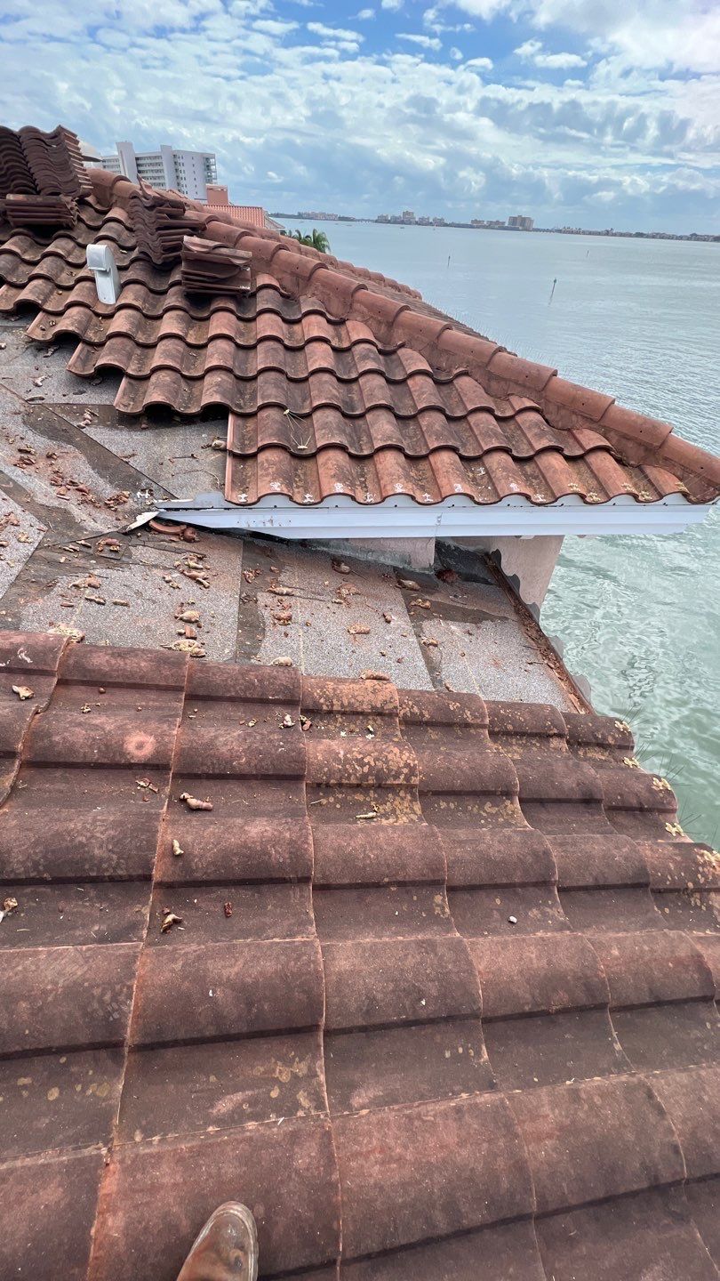 Residential Roofing Repair using Concrete Roof Tile by RoofSmith of Tampa Bay