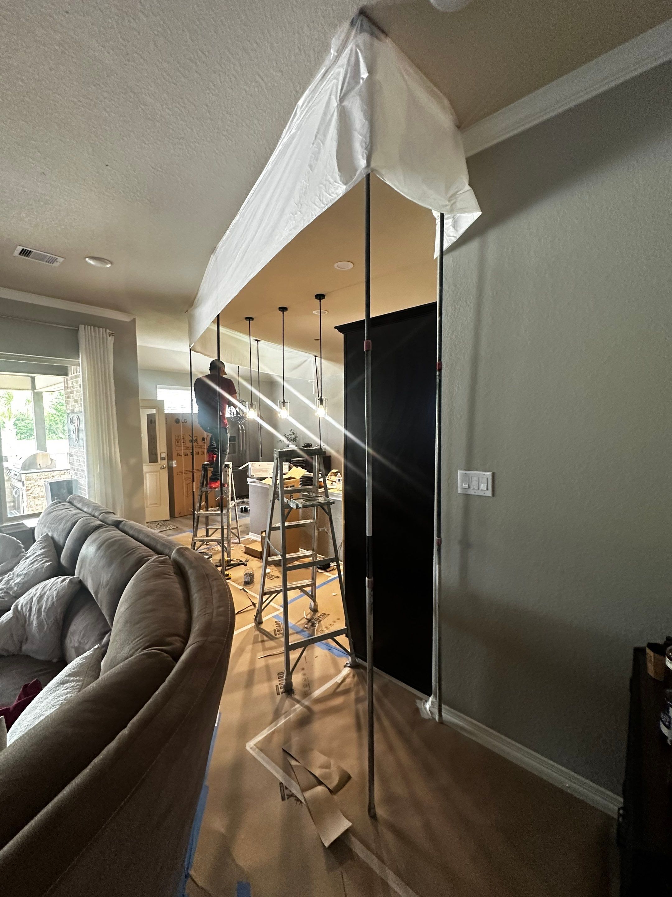 Kitchen Remodel and Outdoor Fireplace in Tomball, TX by SophAlx LLC