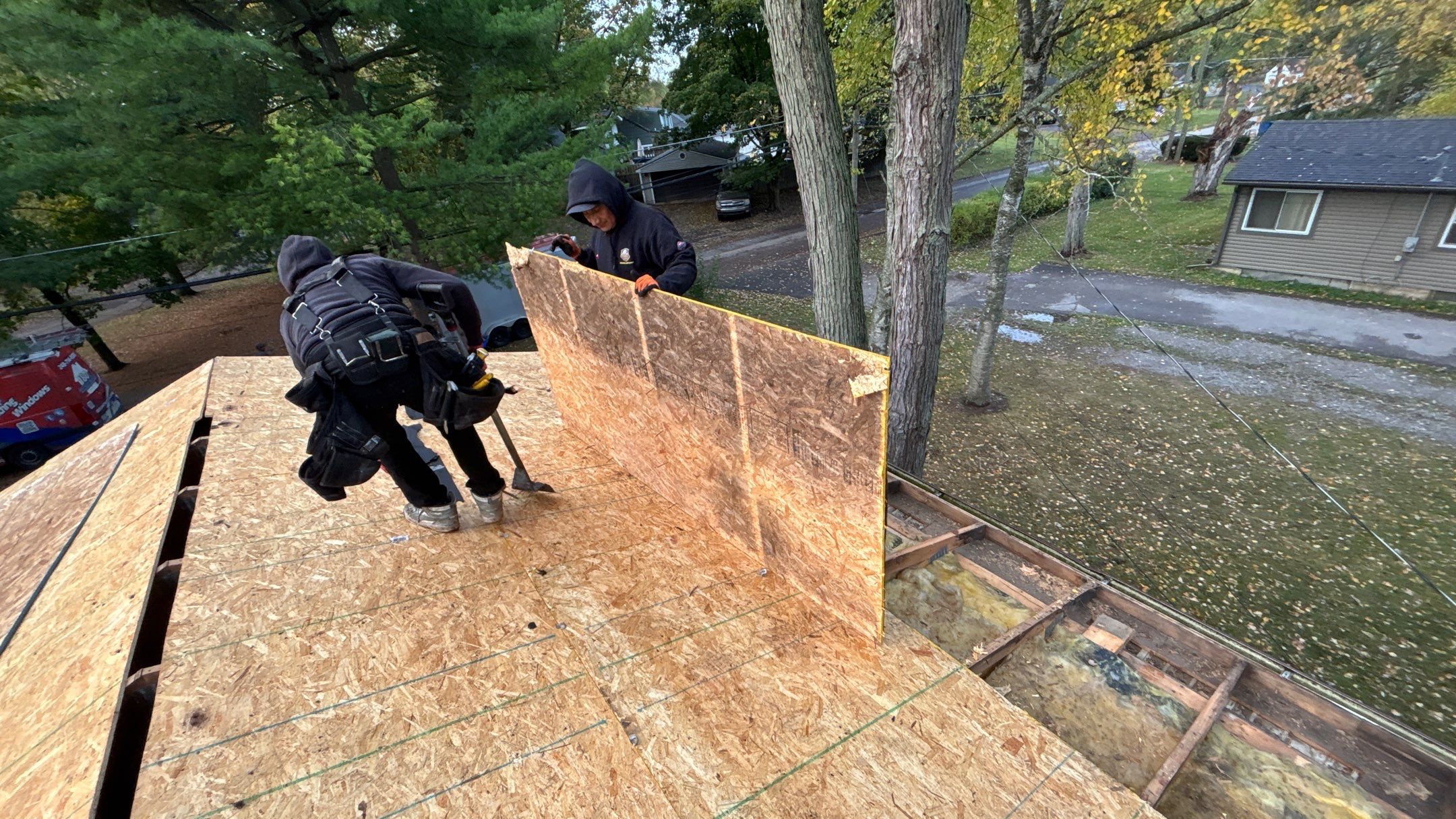 Roof Replacement using Owens Corning Teak by 180 Contractors