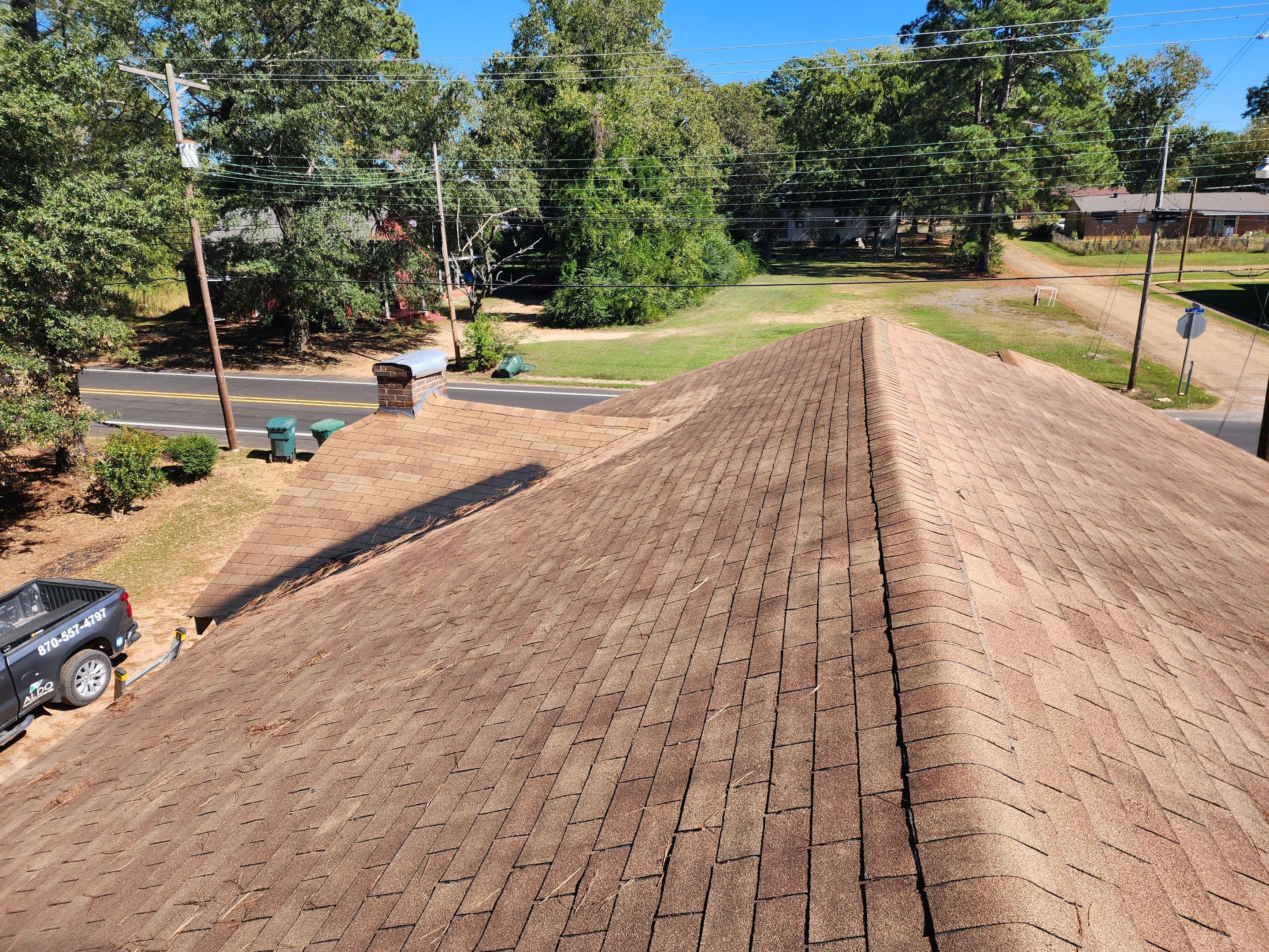 Residential Shingle Reroof using CertainTeed XT25: Resawn Shake by Hostetler Roofing