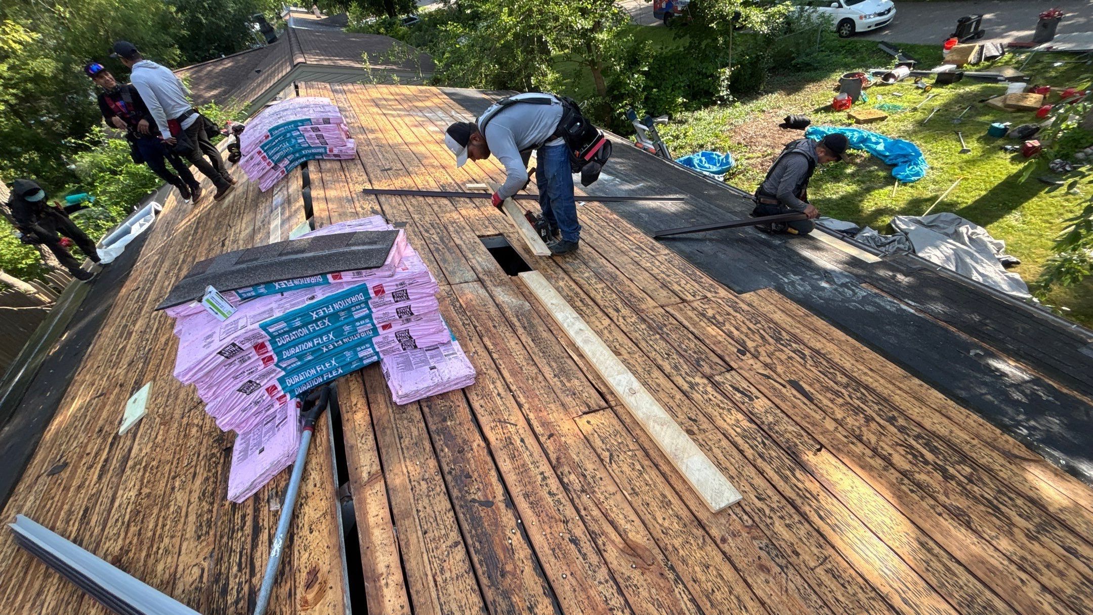Roof Replacement using Owens Corning Summer Harvest by 180 Contractors