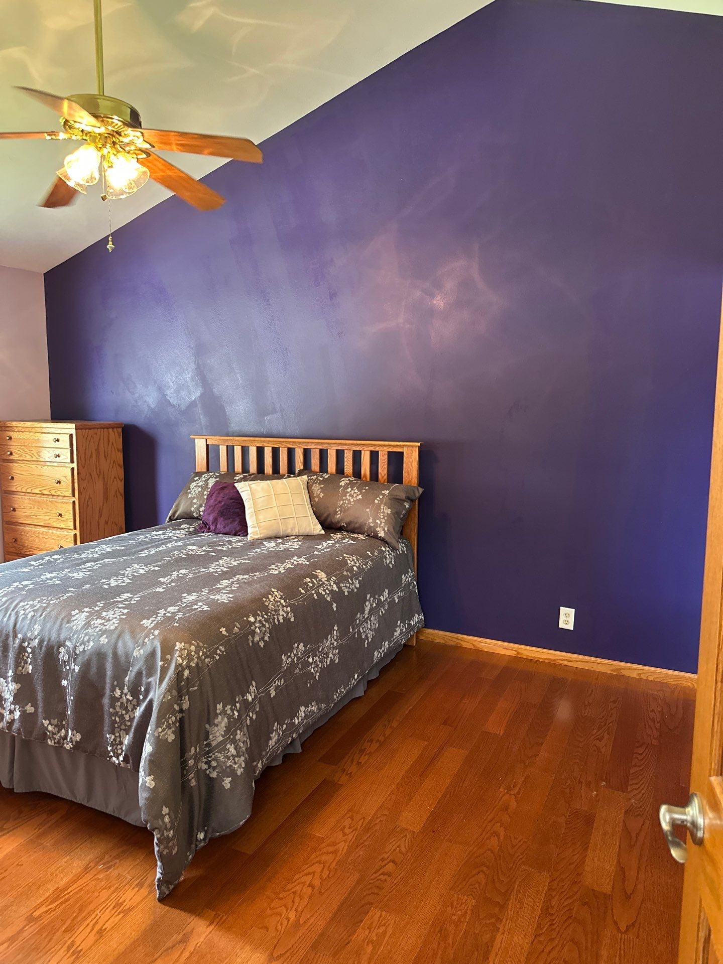 Kenosha Bedroom Wall Repair & Painting by OCS Contracting Services