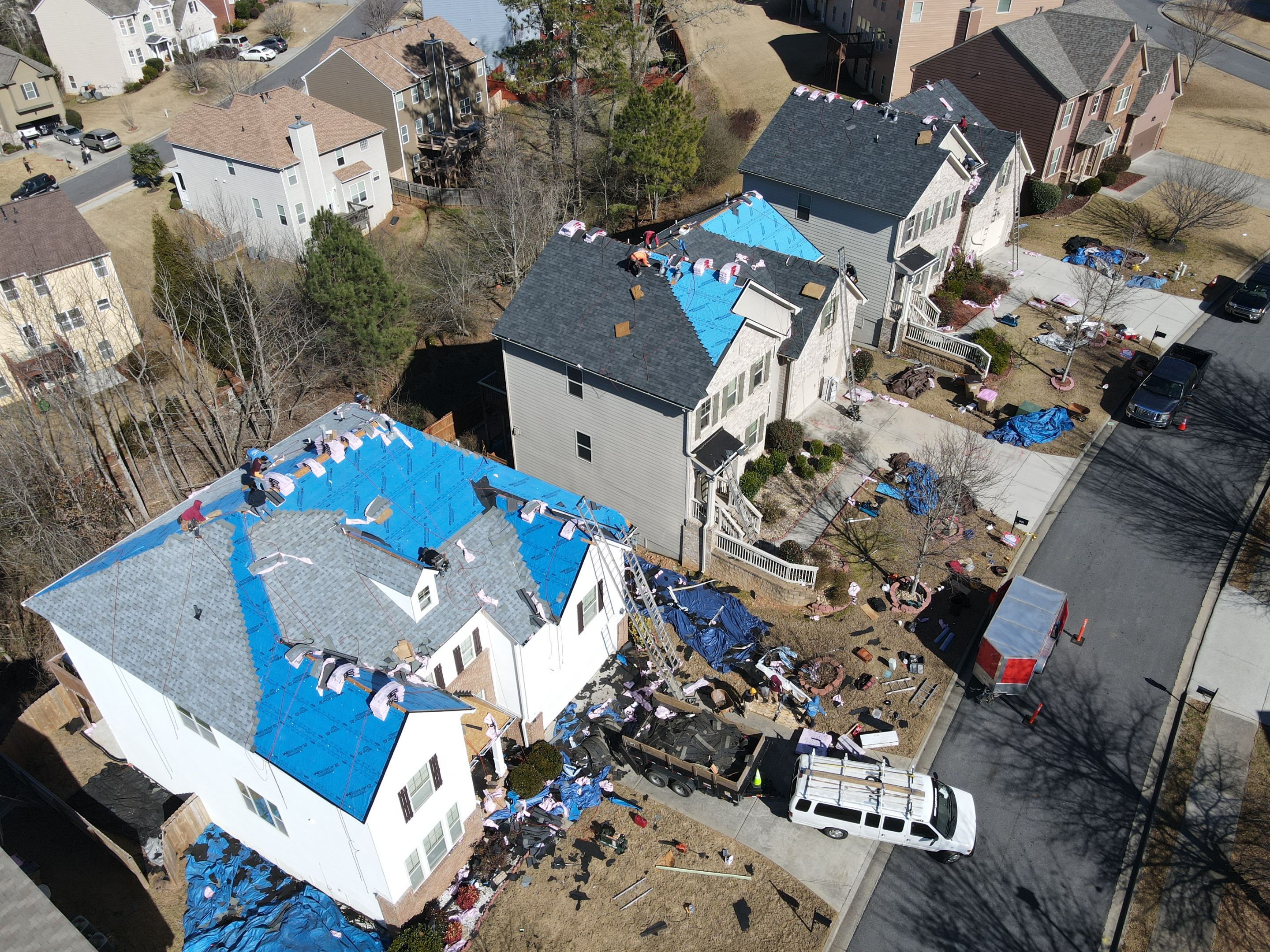 Residential Roofing Installation using Owens Corning by Inspector Roofing and Restoration
