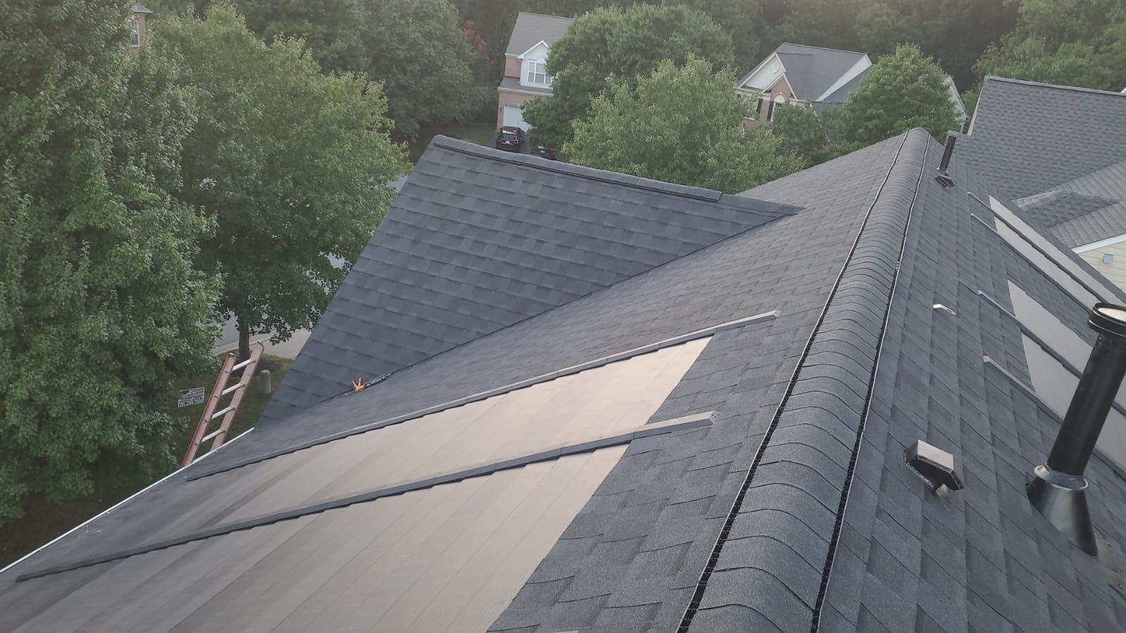 GAF Timberline Solar Roof Ellicott City, MD by American Home Contractors