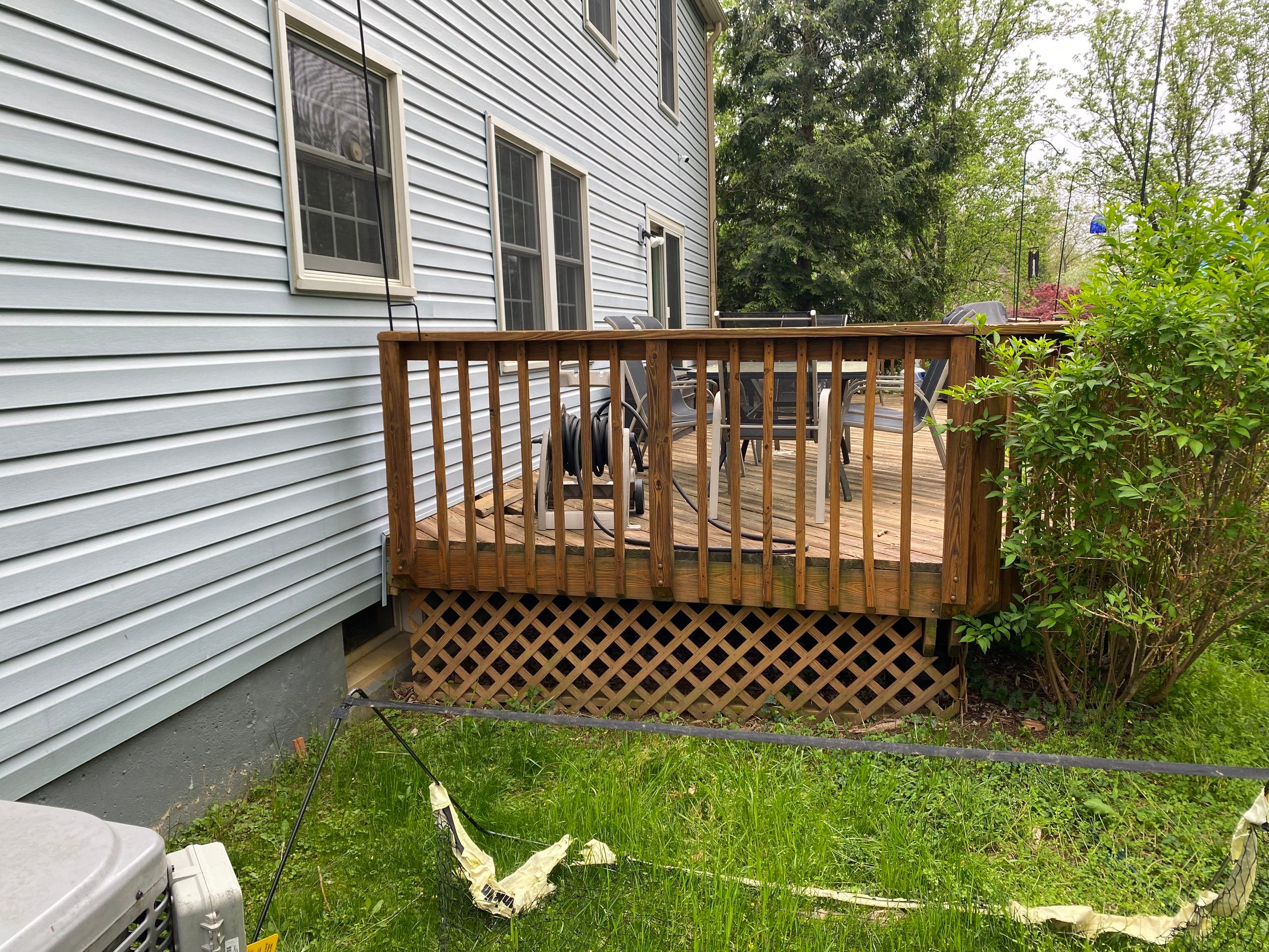 Backyard Transformation using Techo-Bloc Pavers by The Smet Companies, LLC