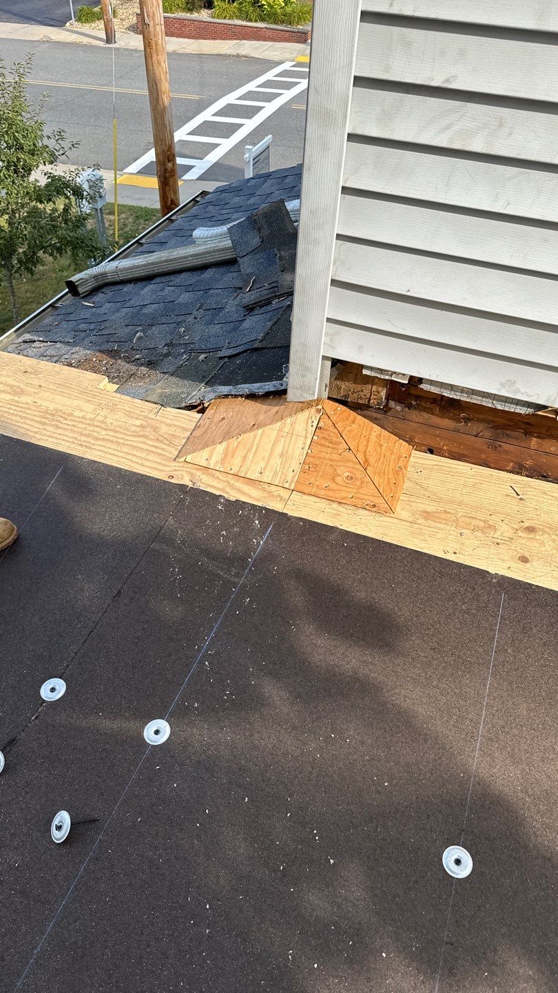 EPDM Flat Roof Installation with ISO Board on Existing Structure by Sensible Home Solutions