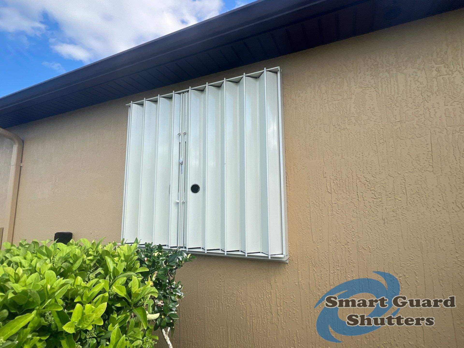 Hurricane Protection in Ivory by Smart Guard Shutters