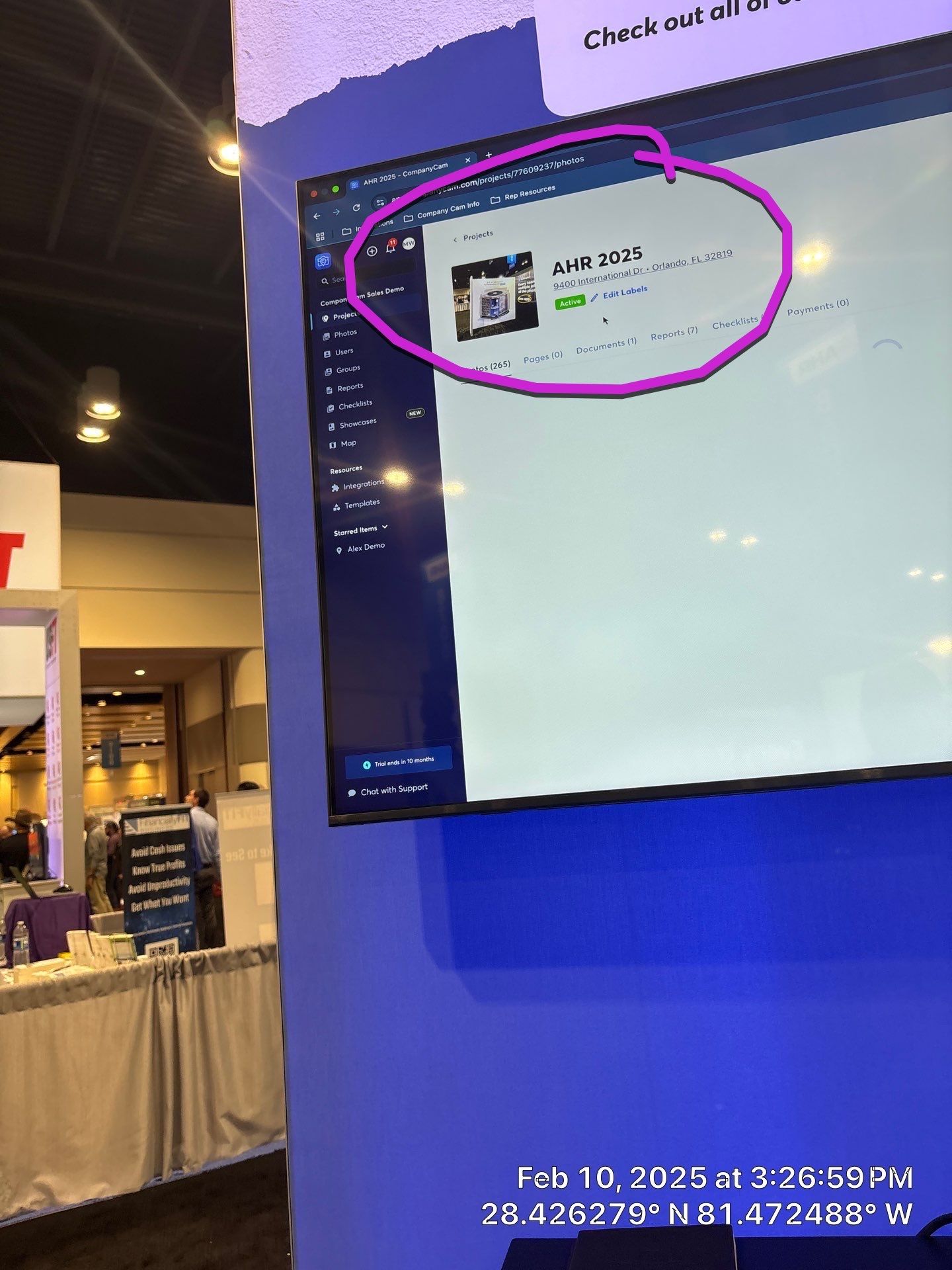 AHR Expo Showcase by CompanyCam Sales Demo