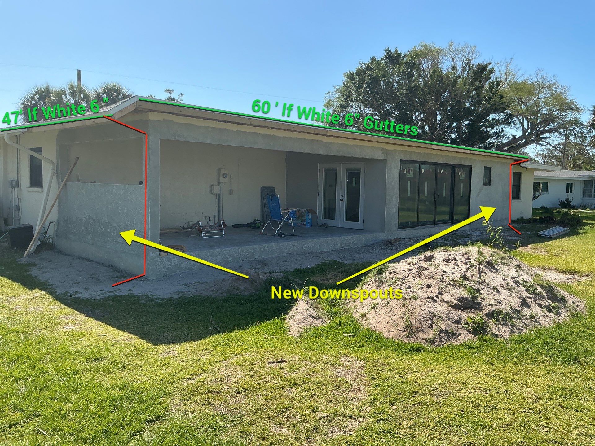 6-Inch Seamless Gutters in Nokomis FL by Gutter Professors